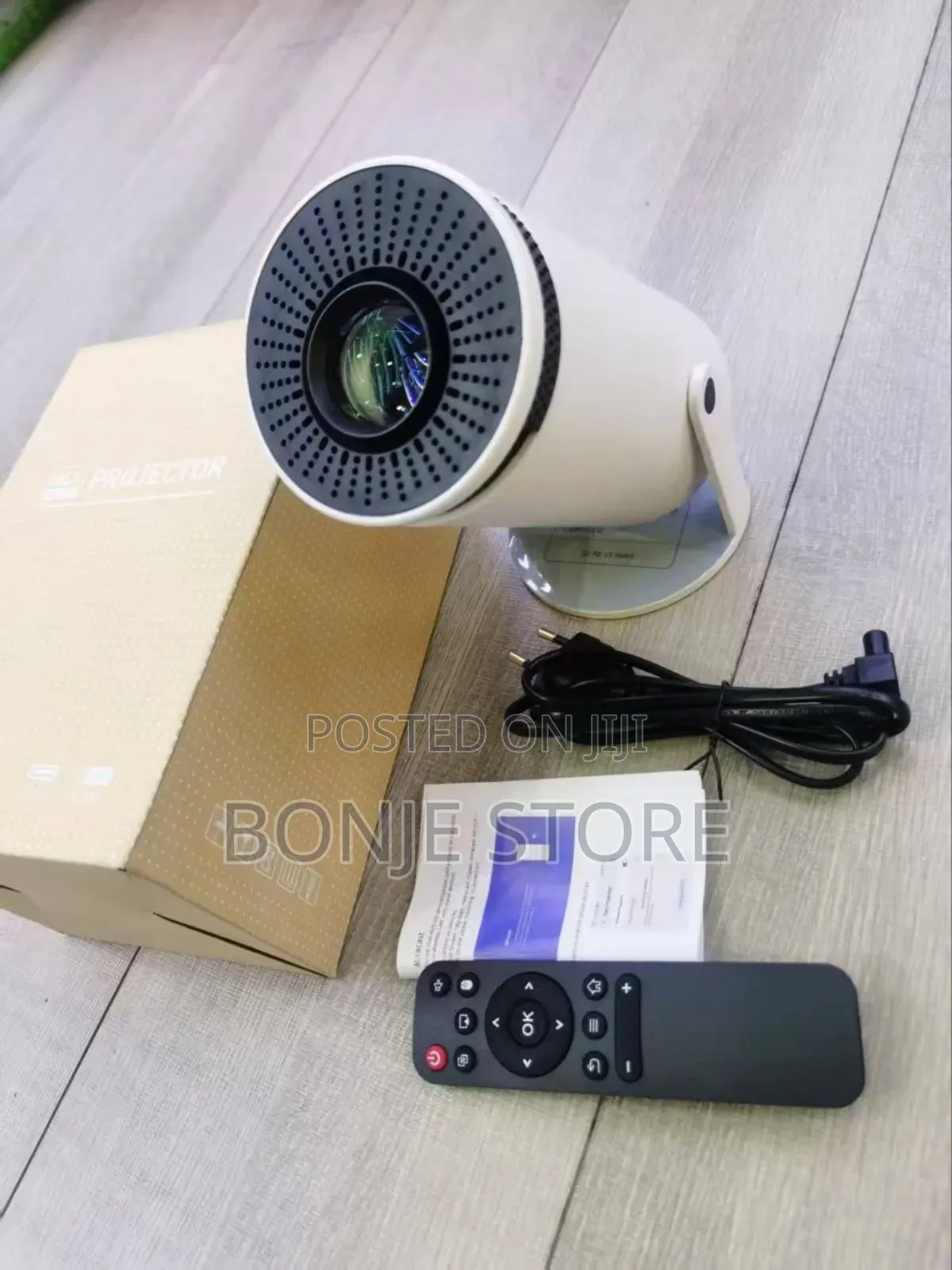 Portable Projector, Full Hd 1080p Mini Projector With Wifi Auto Focus