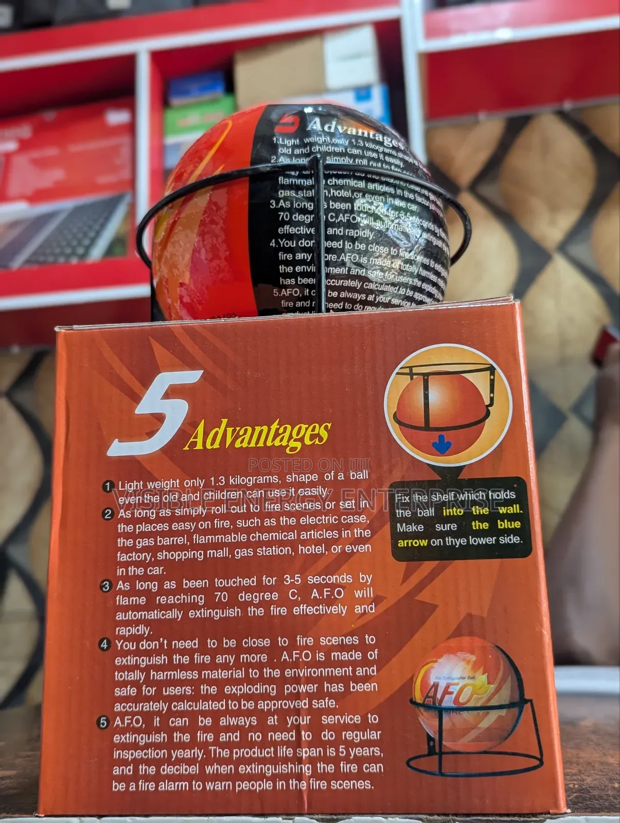 Protective Fire Extinguisher Ball