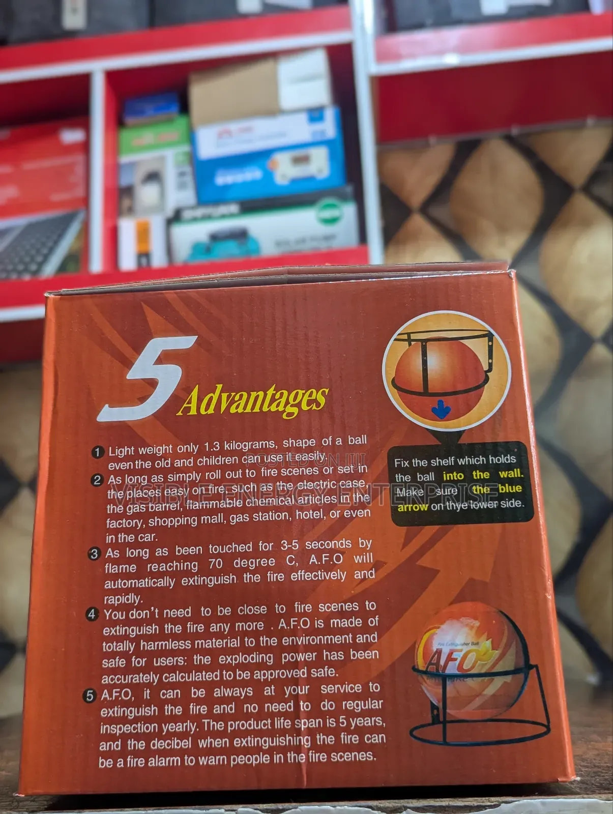 Protective Fire Extinguisher Ball