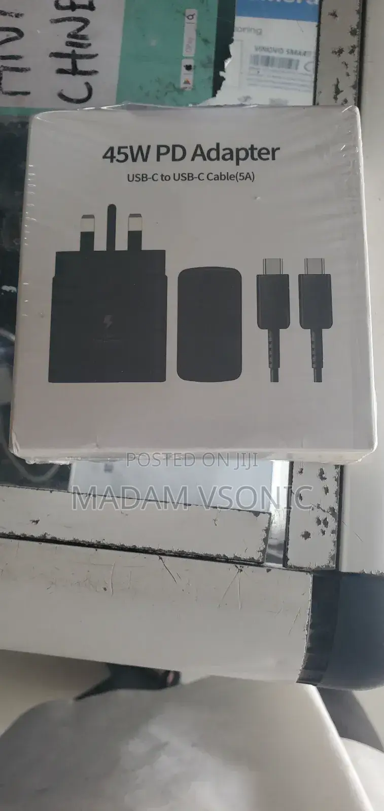 45w Pd Adapter With Usb C to C Cable(5a)