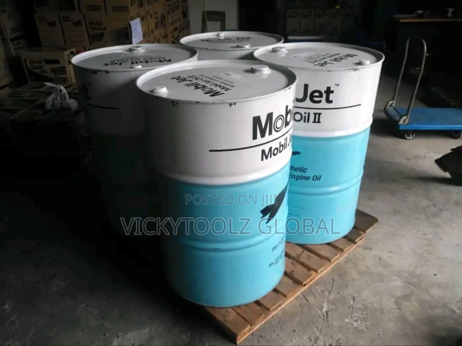 Mobil Jet Oil Ii Synthetic Jet Engine Oil 208litres Drum