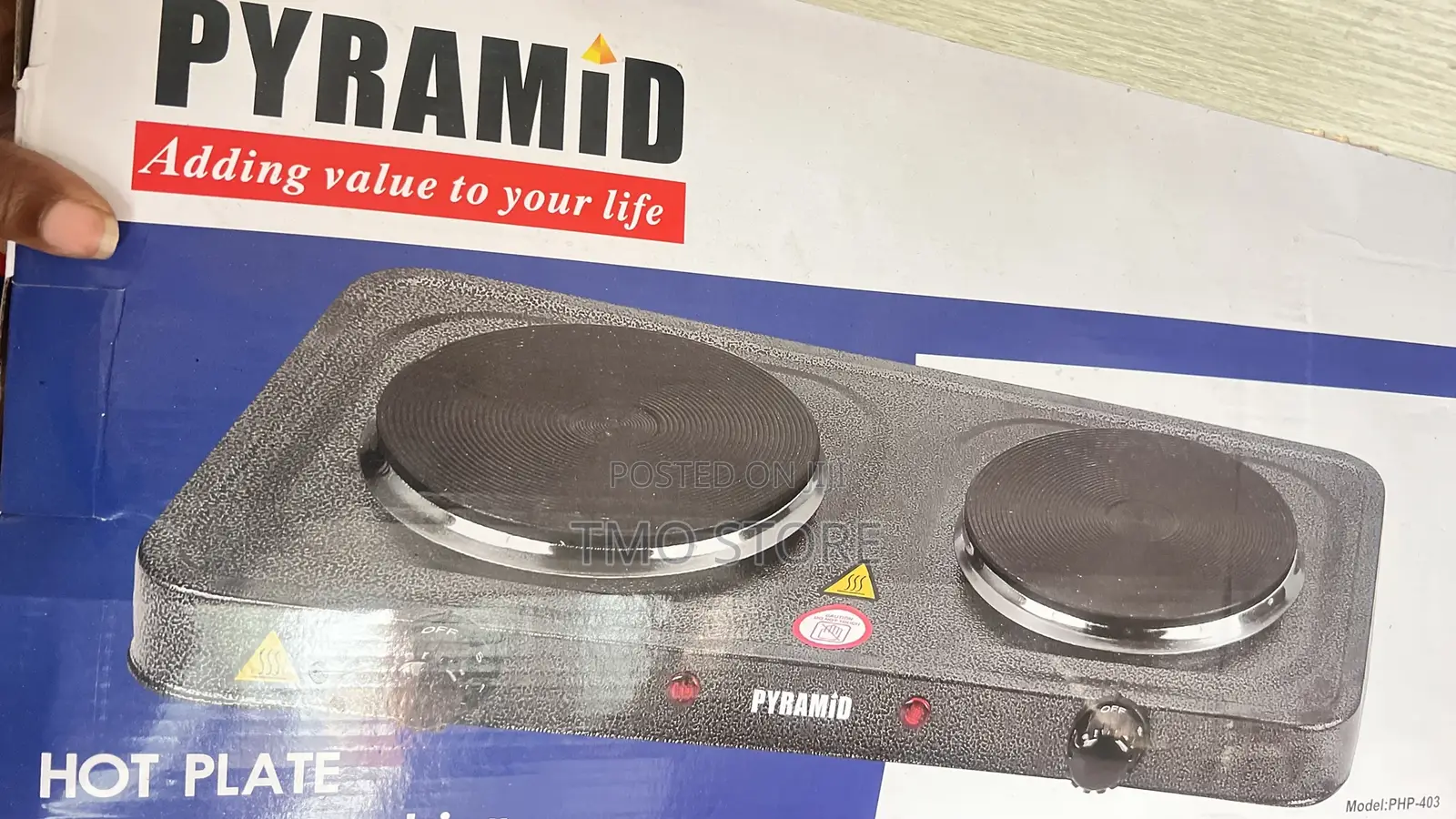 Pyramid Double Hot Plate, Hot Plate