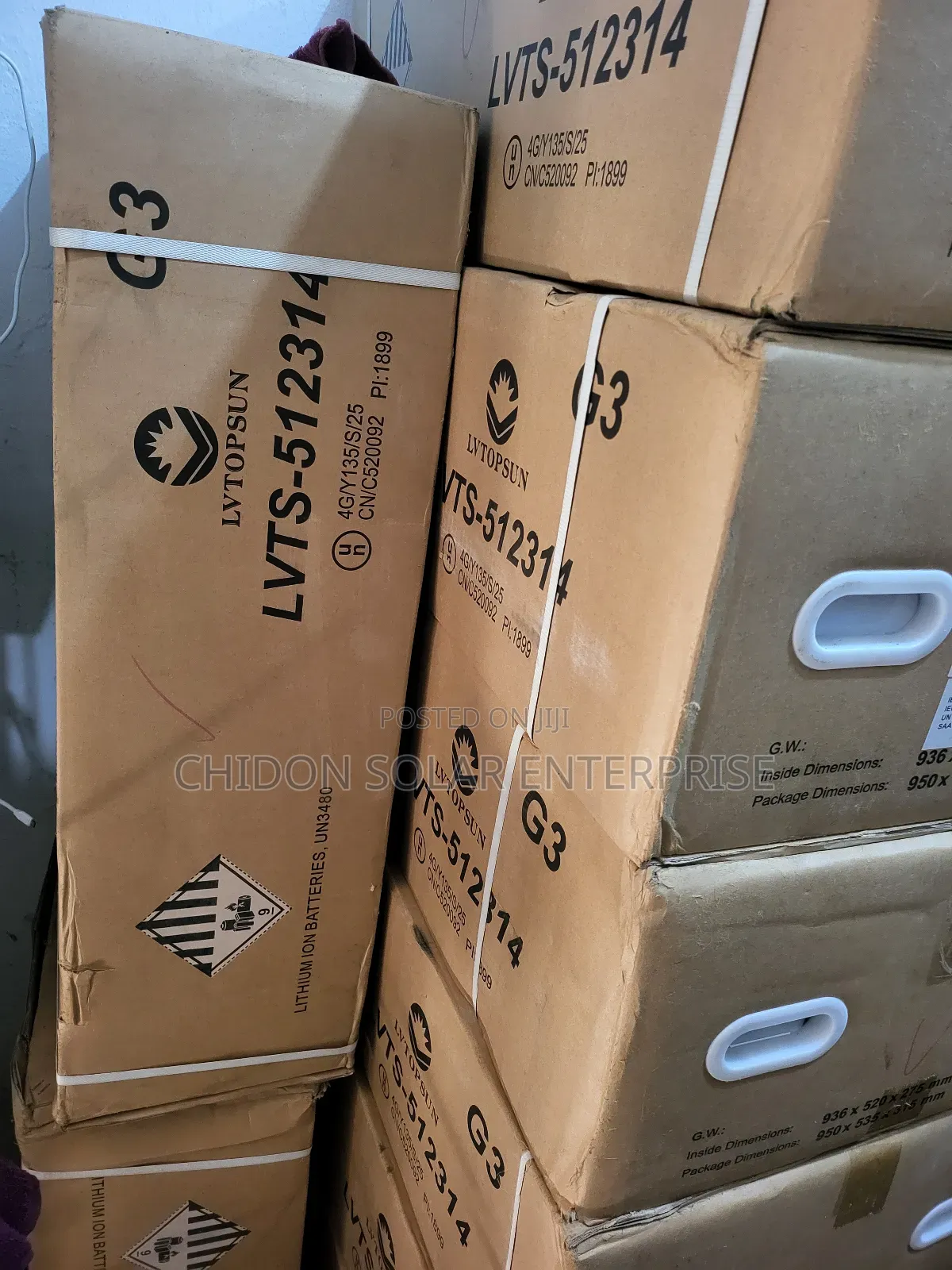 16kwh 51.2 Lvtopsun Lithium Ion Battery