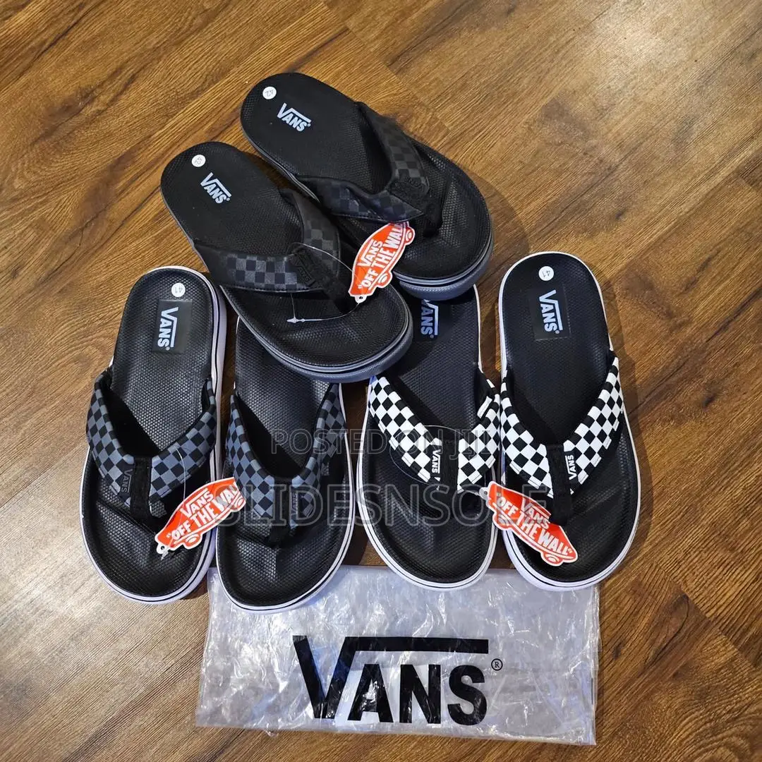 Vans "Off the Wall" Checkerboard Flip Flops