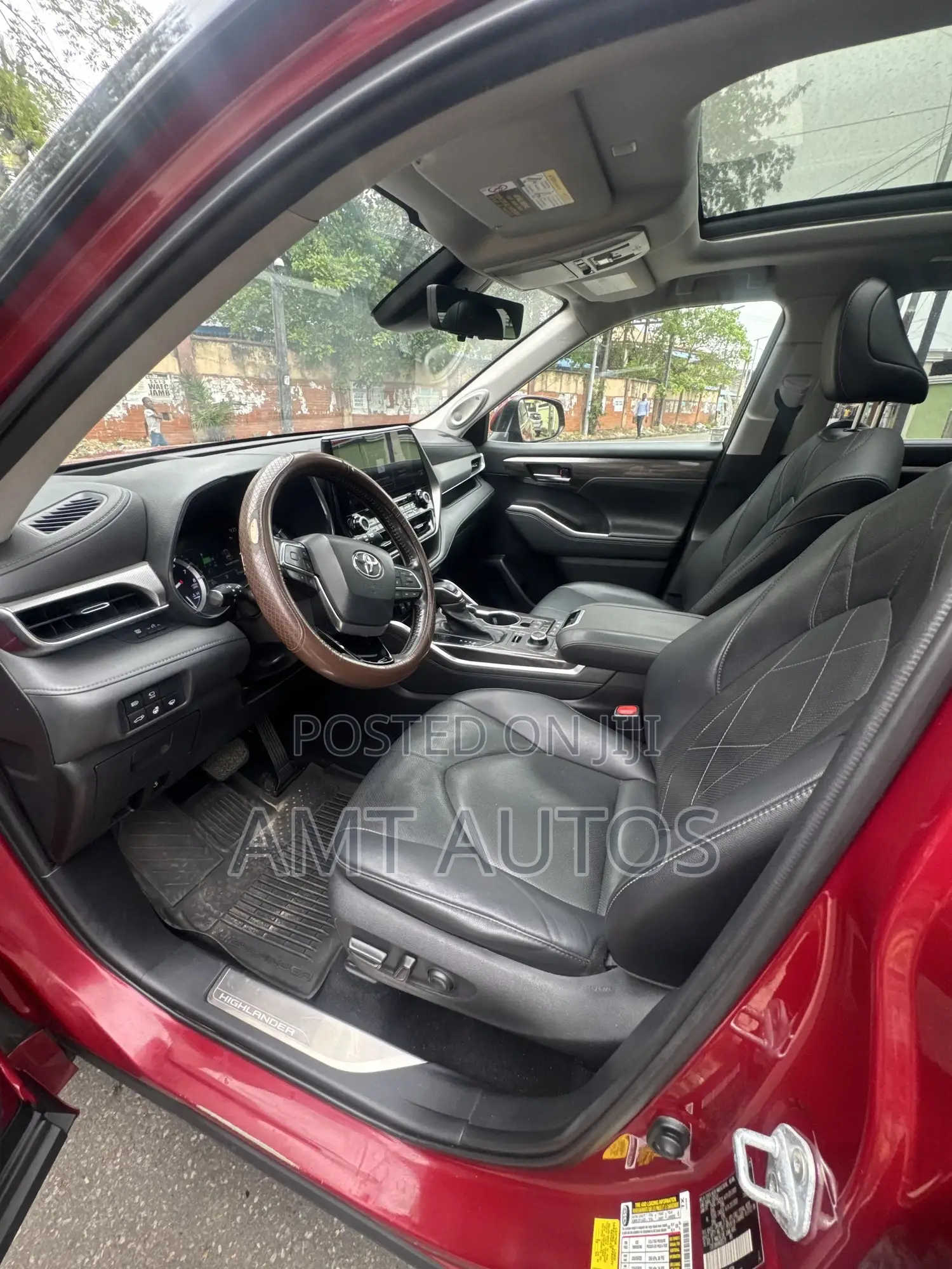 Toyota Highlander Platinum 2021 Red