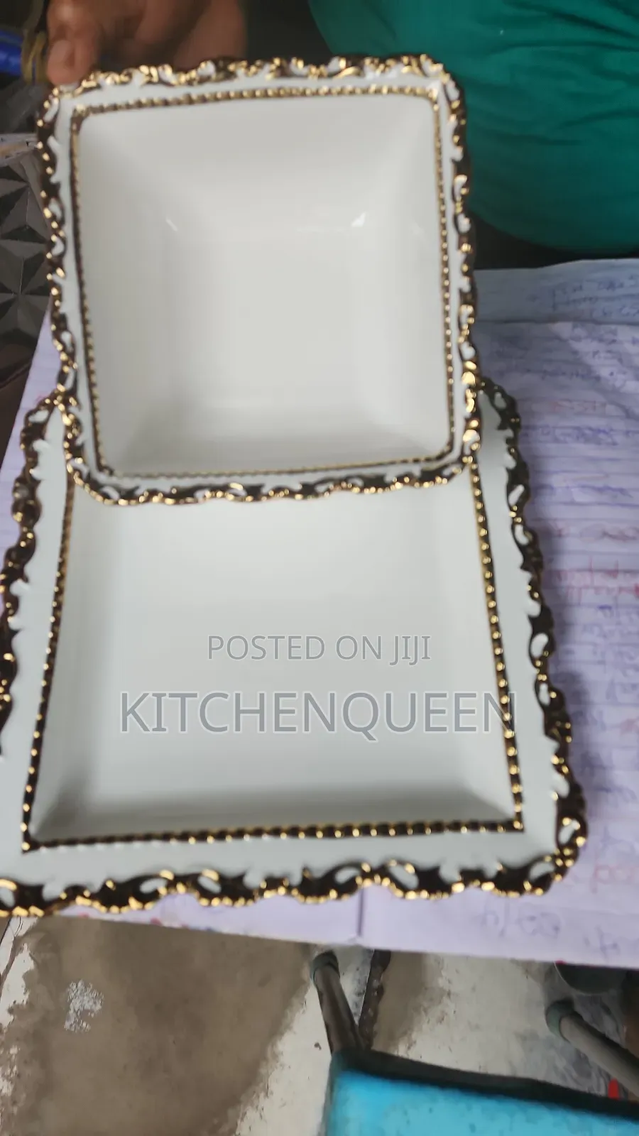 Ceramic Gold Plate