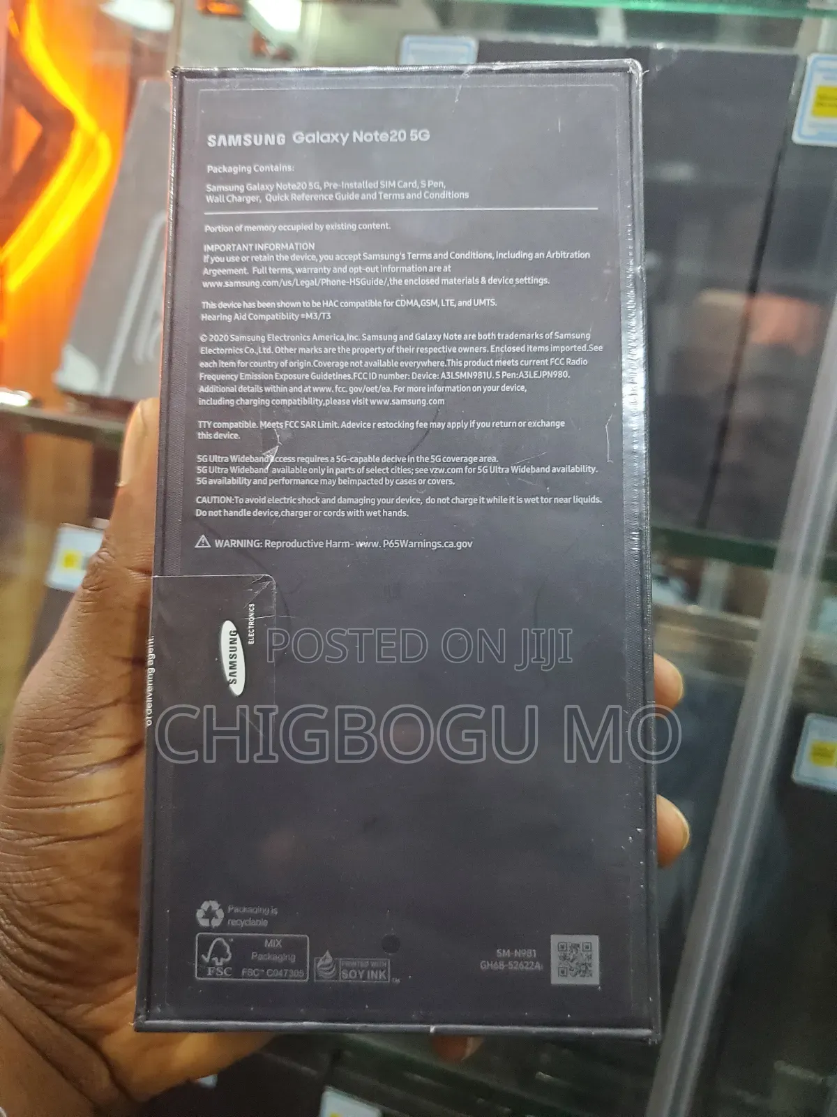 New Samsung Galaxy Note 20 5G 128 GB