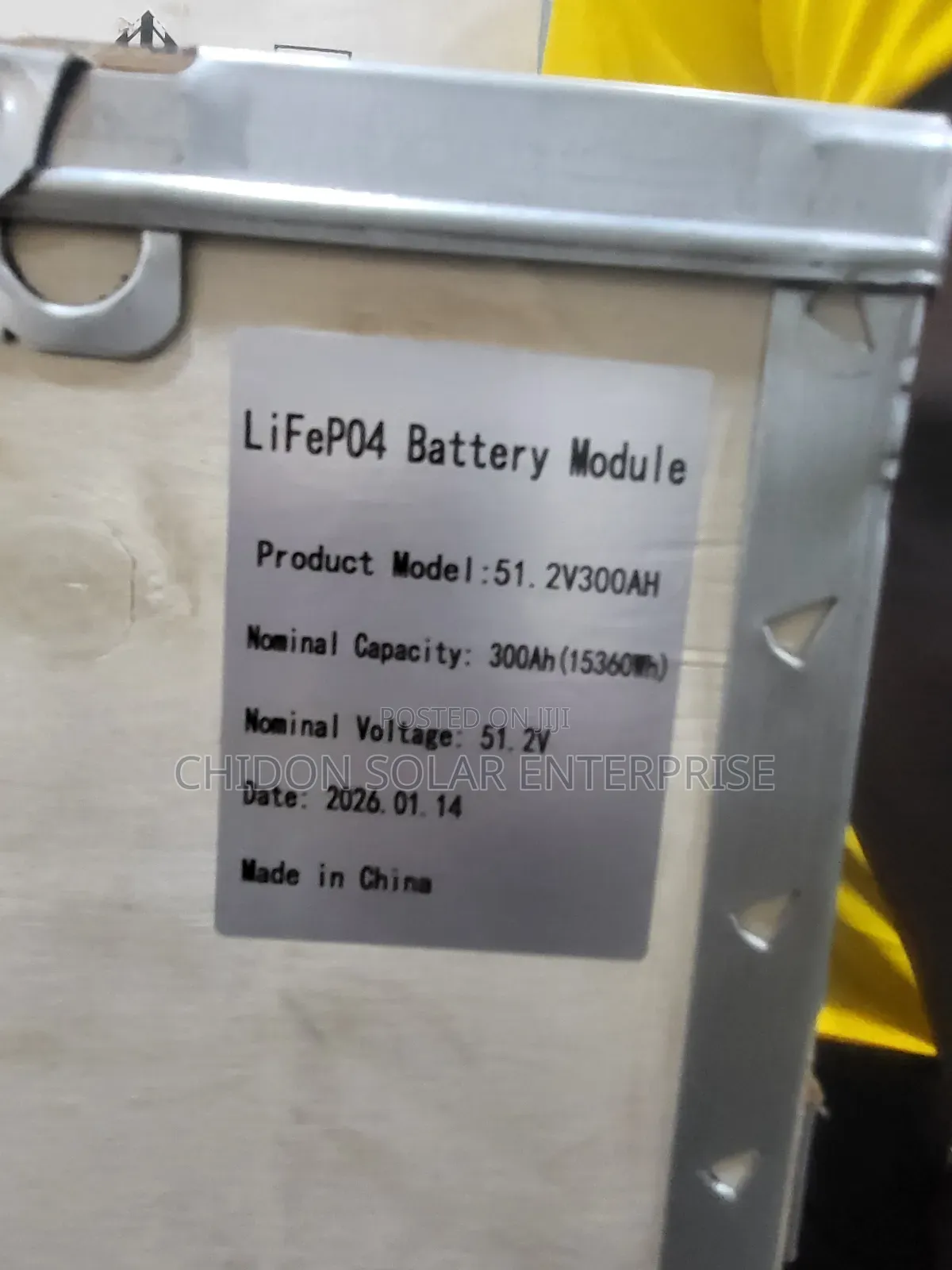 15kwh 51.2v SMS Lithium Ion Battery