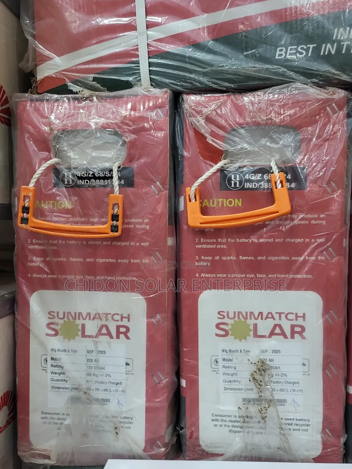 220ah 12v SMS Tubular Batterie