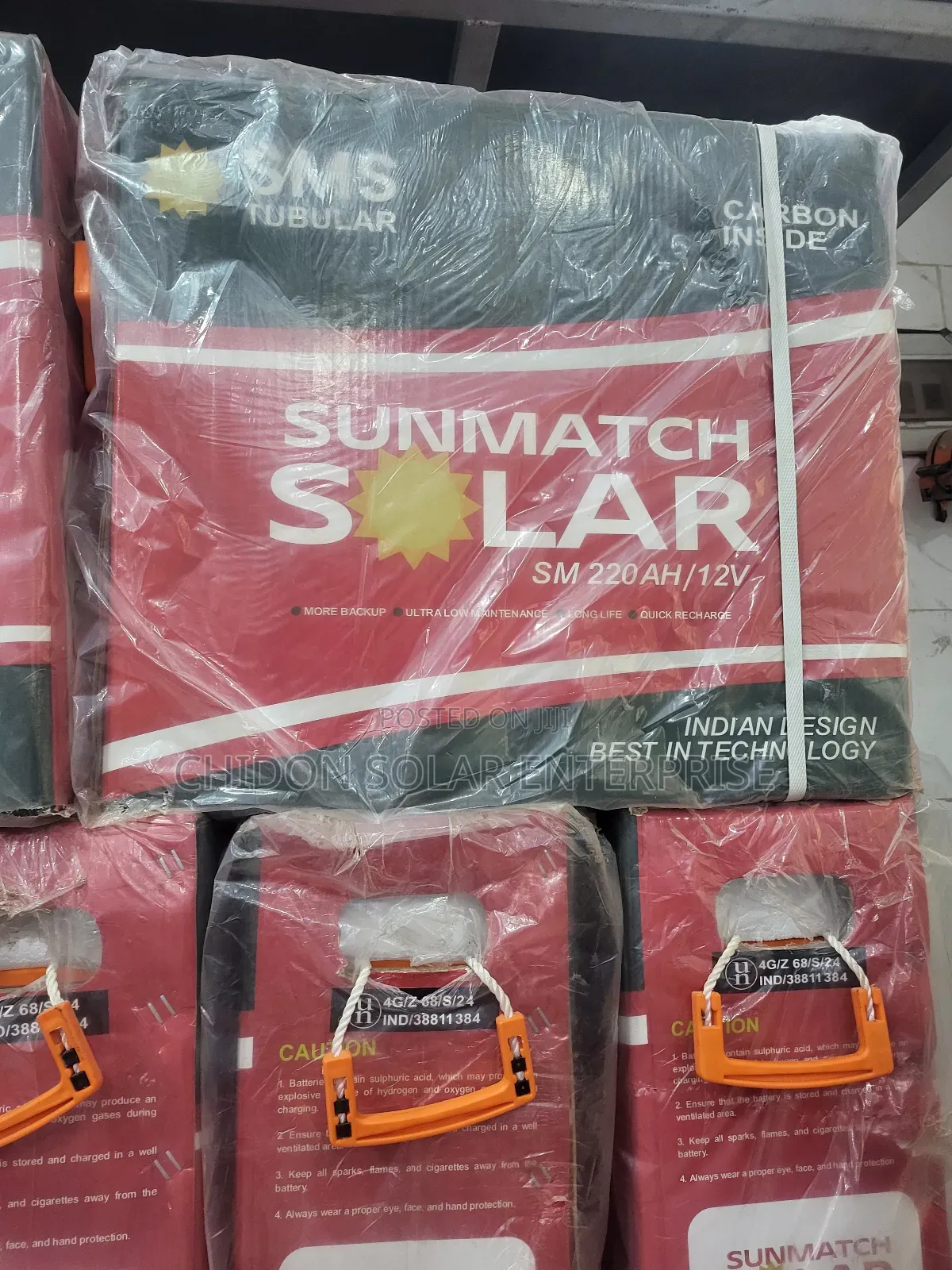 220ah 12v SMS Tubular Batterie