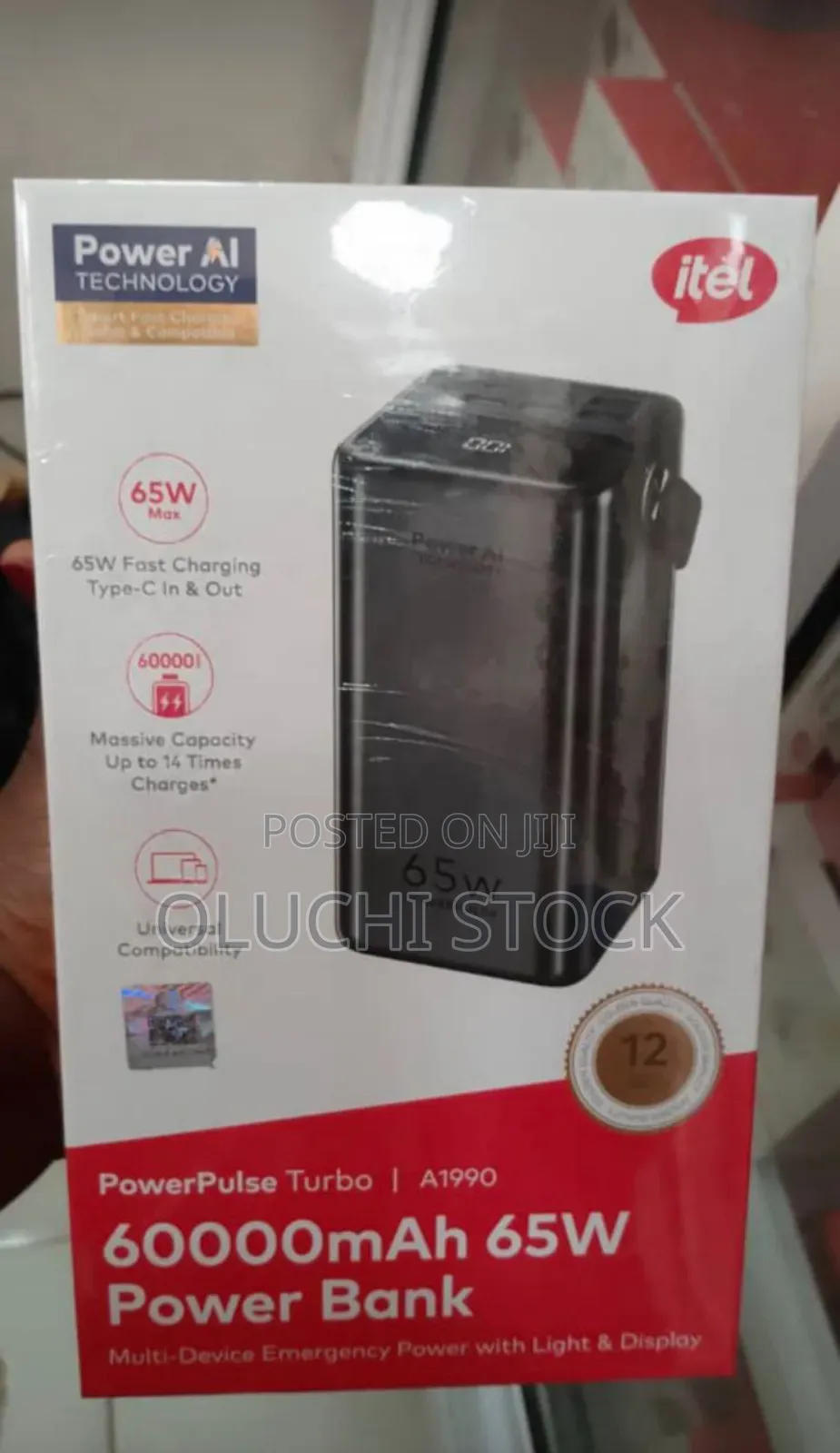 Itel Power Bank 60000mah