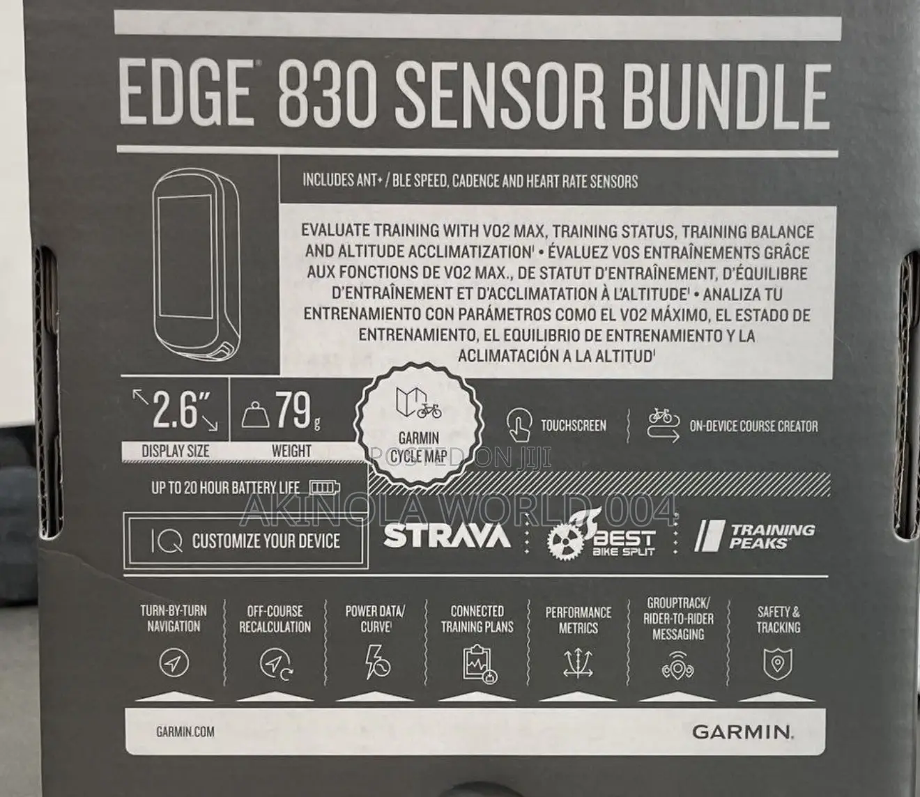 Brand New Sealed Garmin Edge Bundle Cycling Computer for Bike