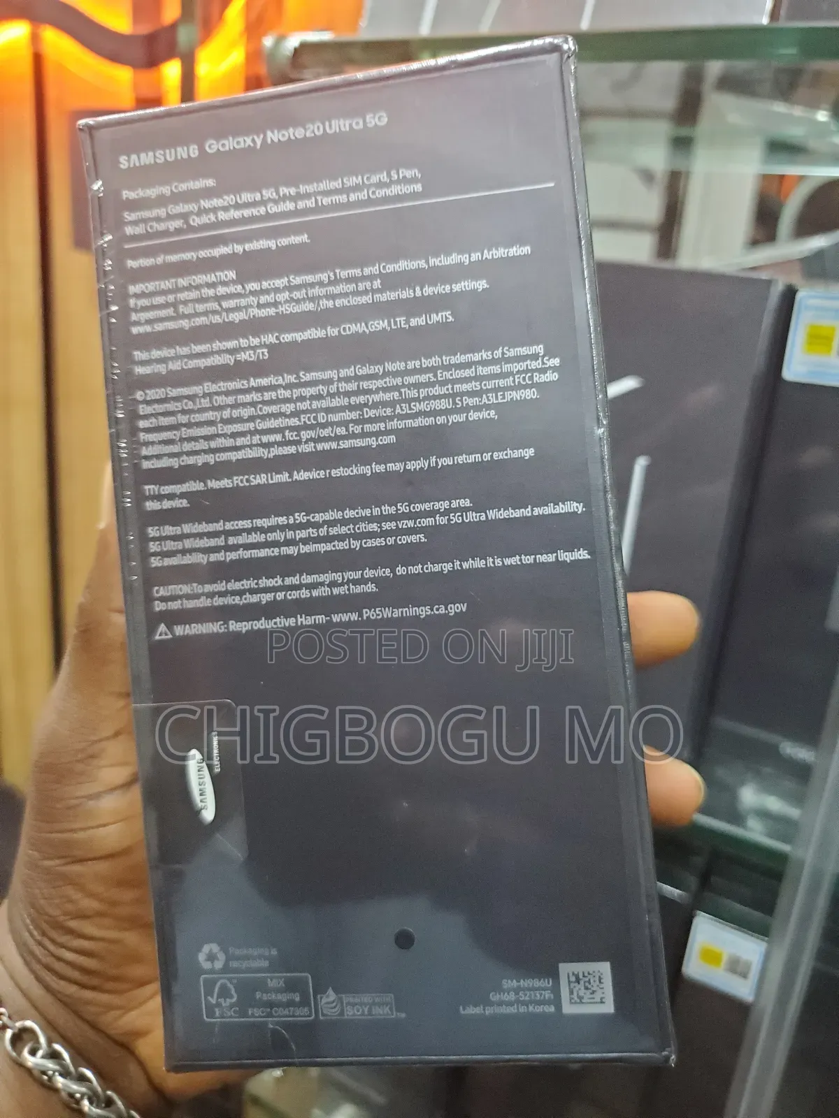 New Samsung Galaxy Note 20 Ultra 5G 256 GB