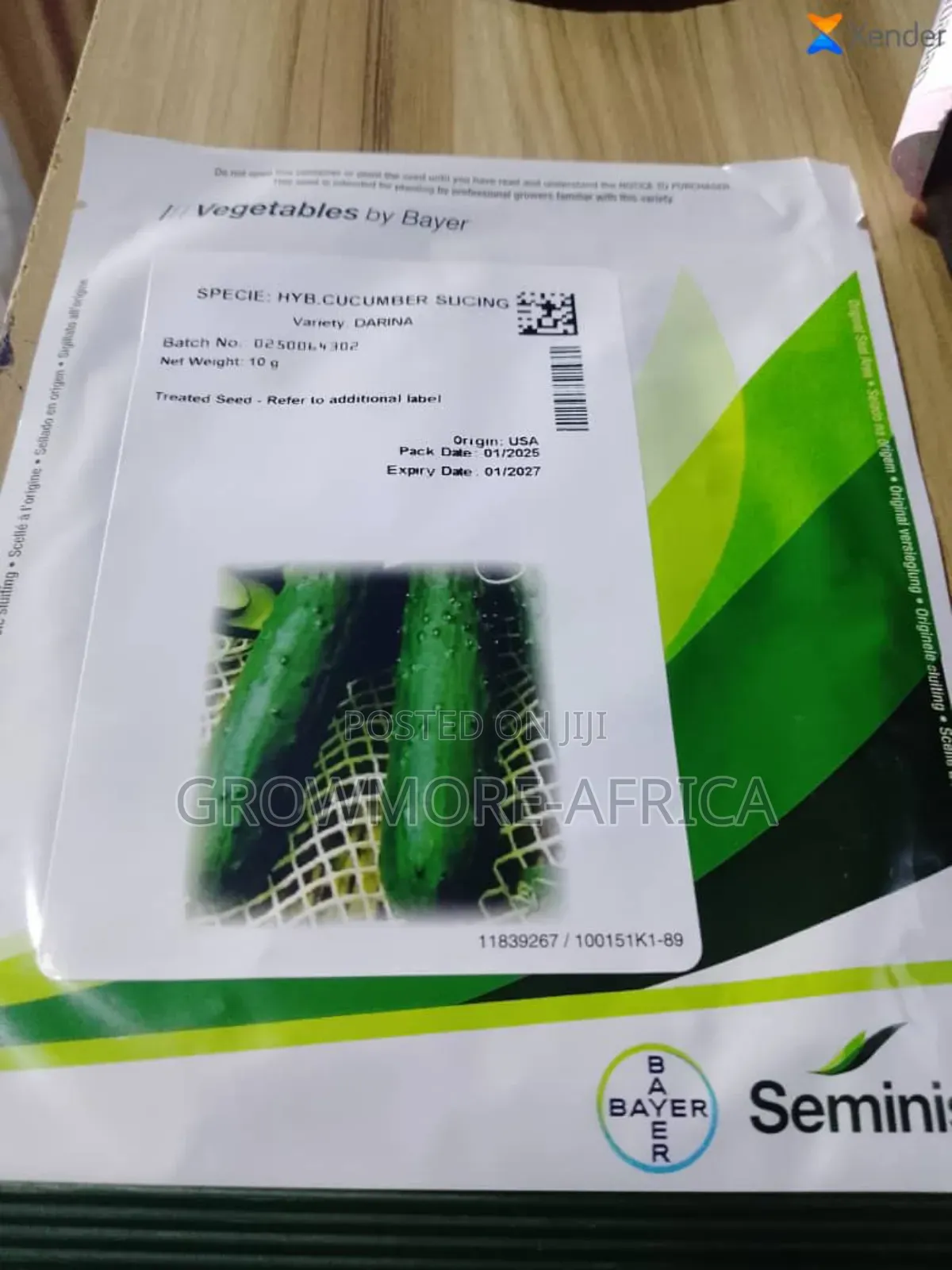 Darina Cucumber 10g