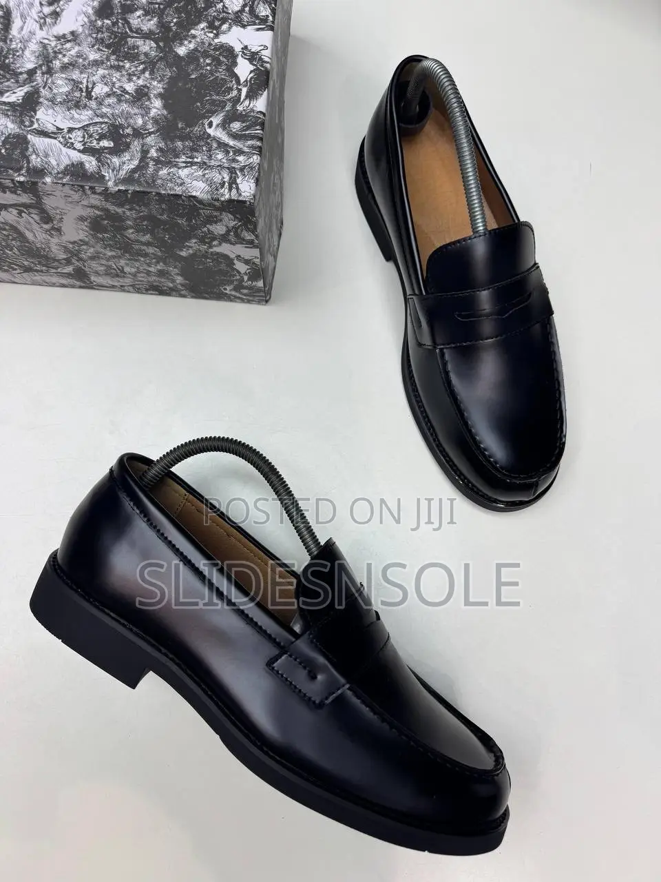 FDCP Two-Toned Brown and White Penny Loafers