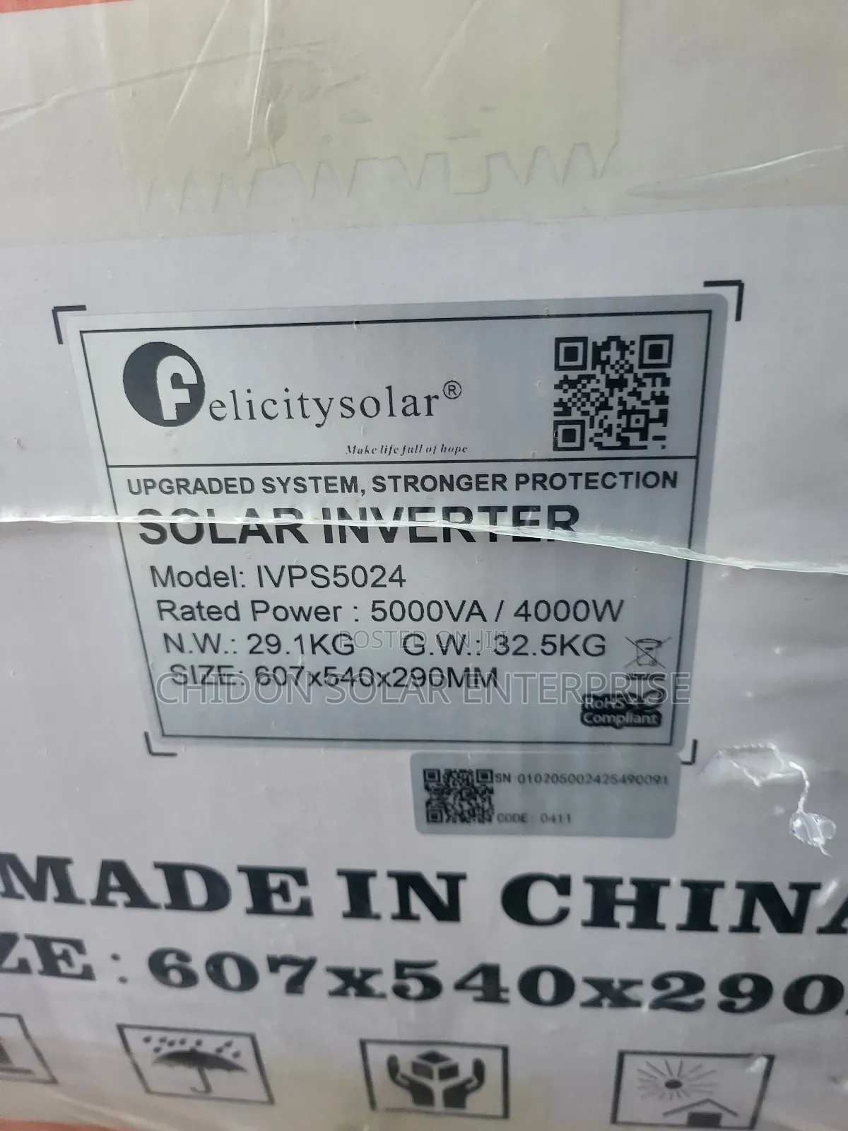 5kva 24volts Ivps Felicity Inverter