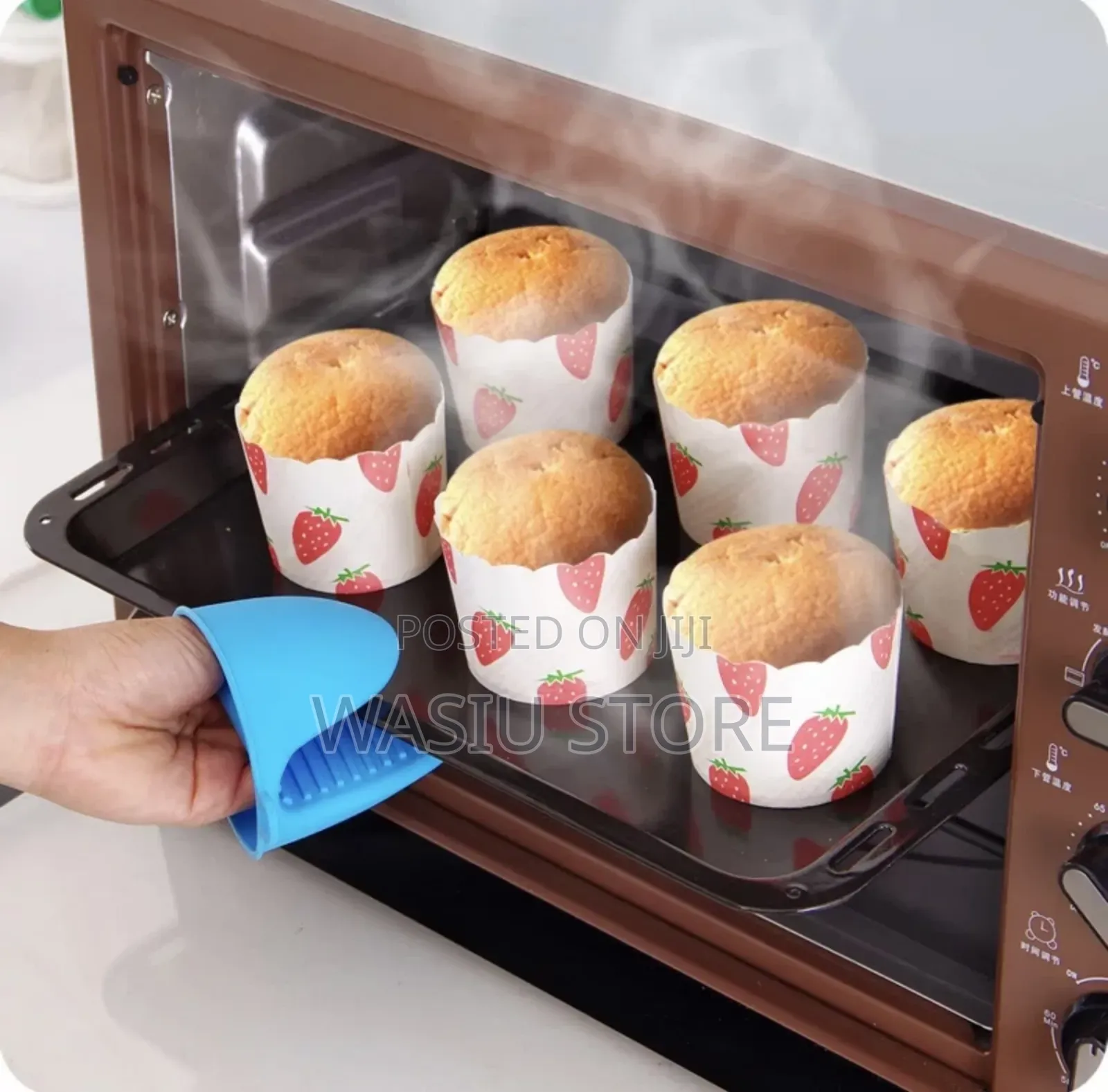 Silicone Oven Mitts Pot Holder Finger Protector Heat Resistance