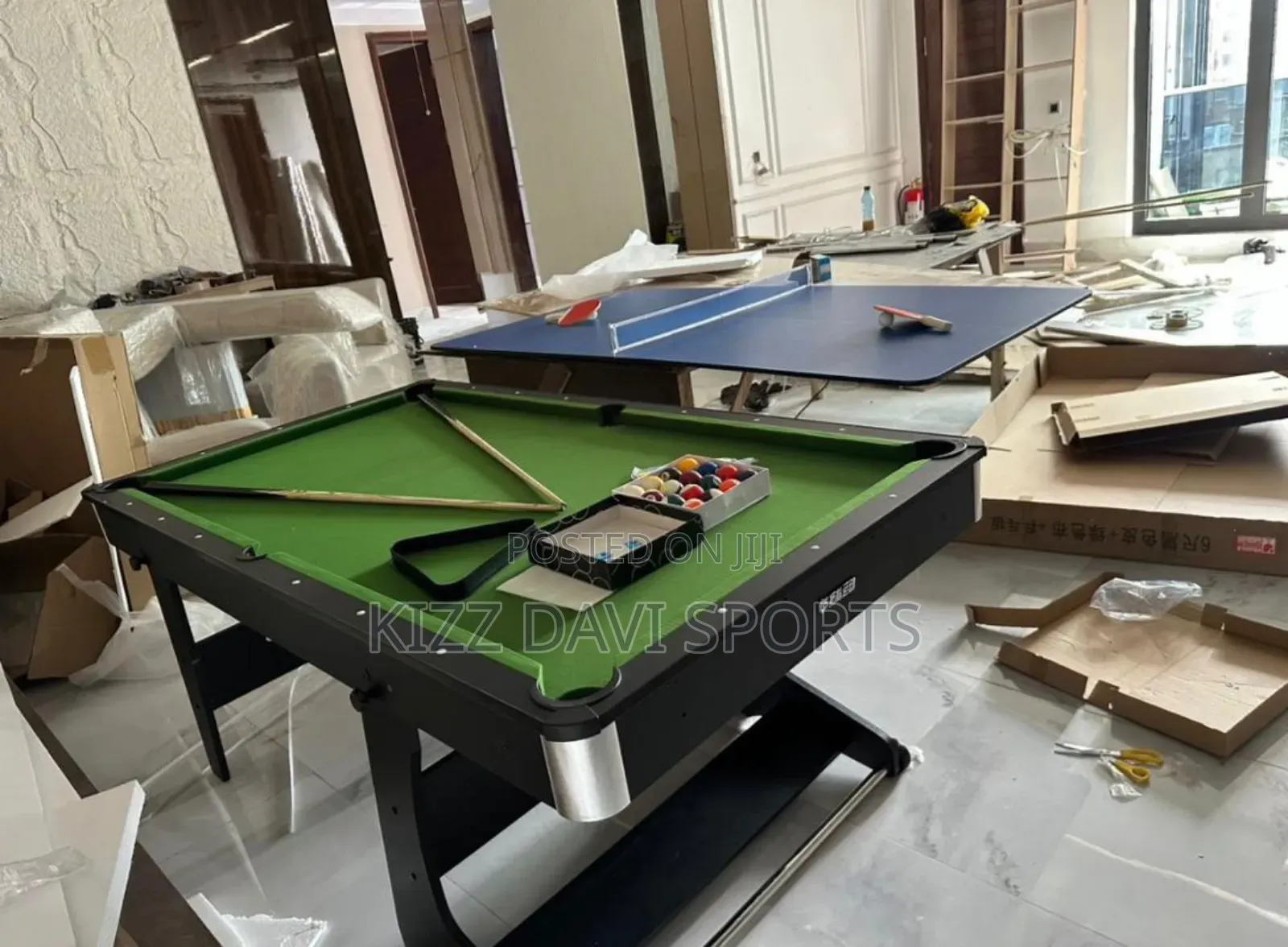 6ft 2 in One Snooker Table Foldable