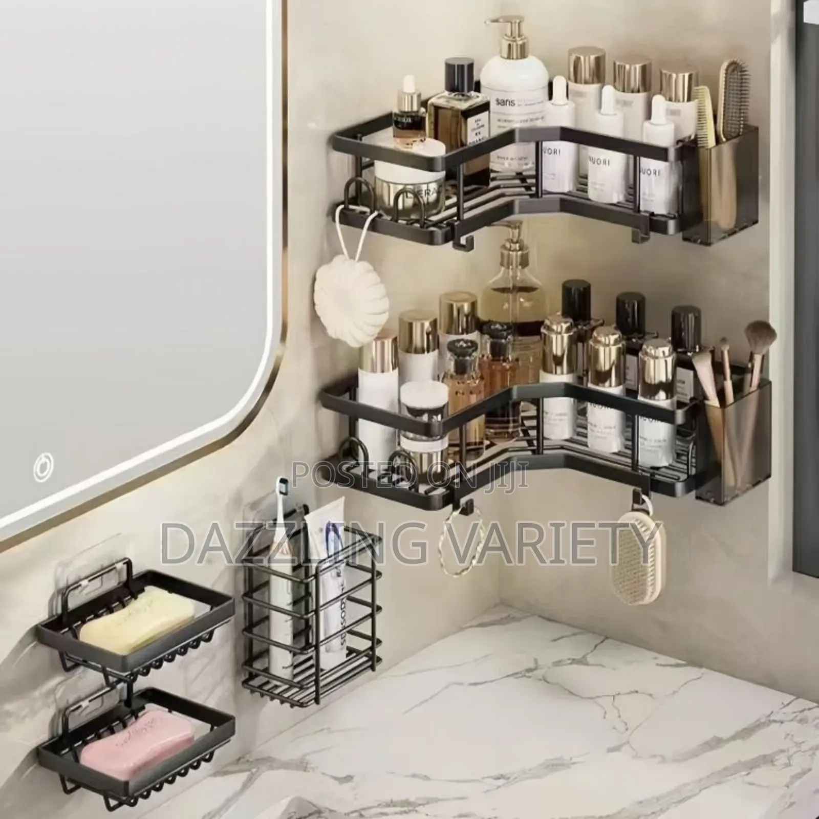 7 in 1 Bathroom Shower Caddy Set
