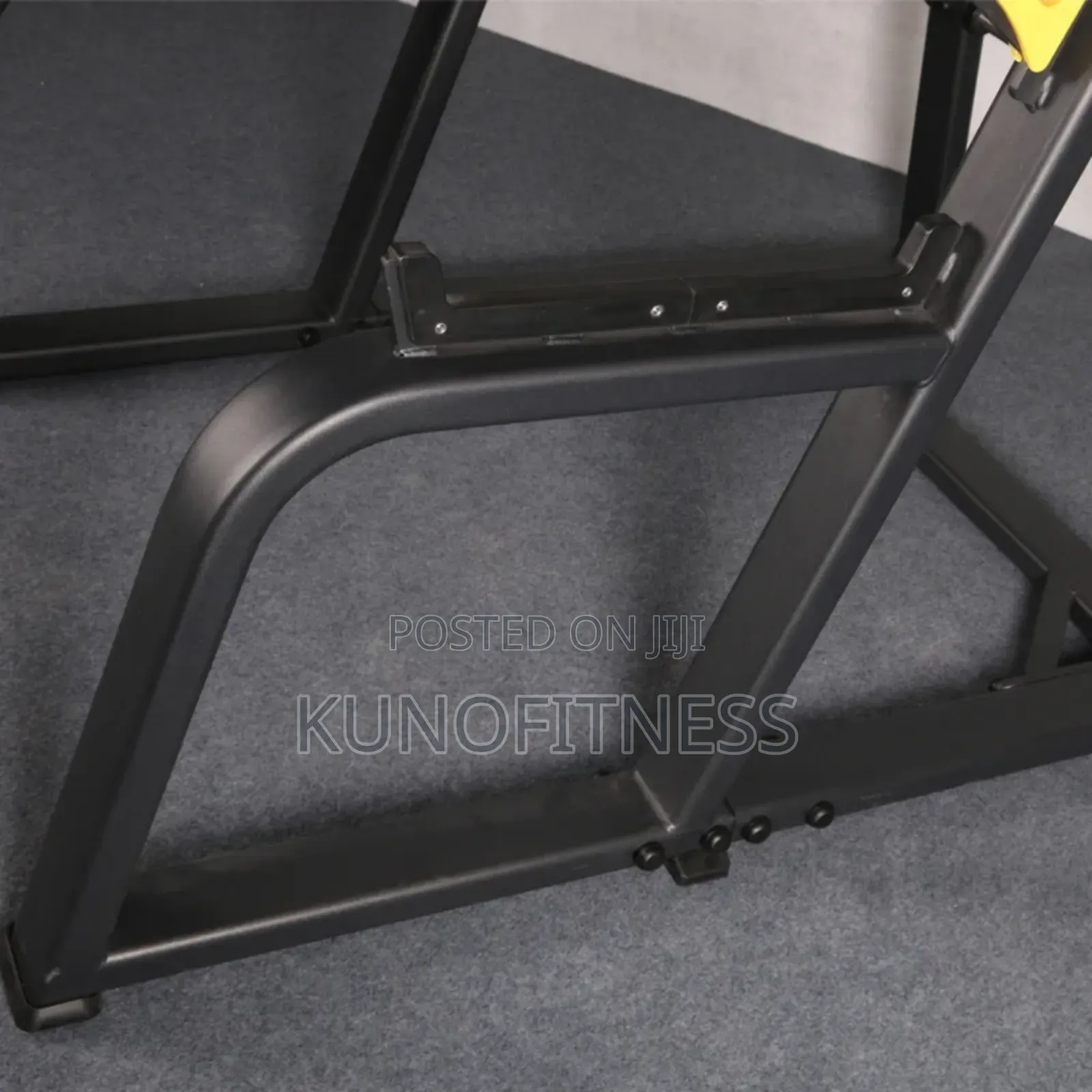 Commercial Olympic Squat Rack | Adjustable J-Hooks | Weight Storage