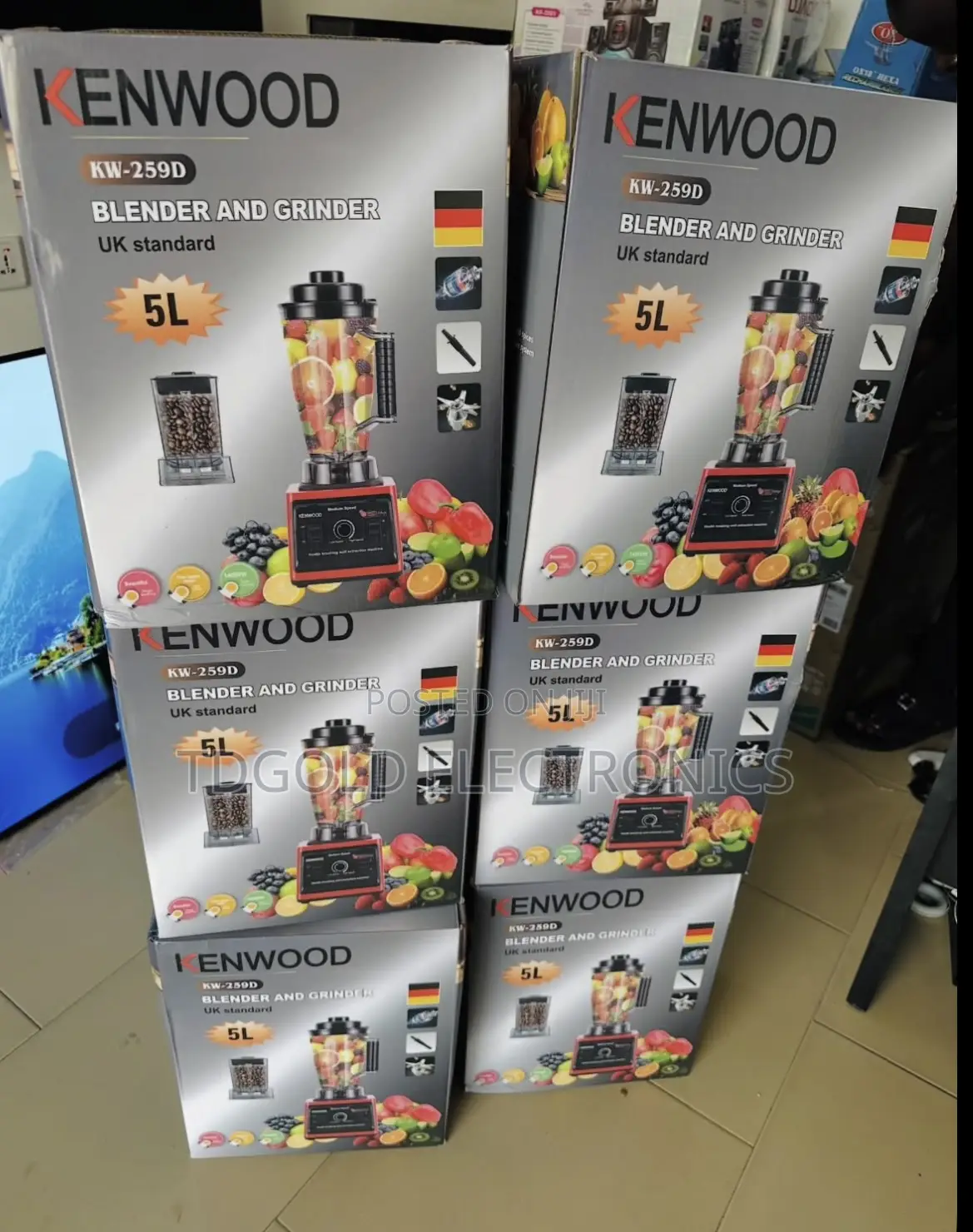 Original Kenwood 5l Heavy Duty Blender Grinder