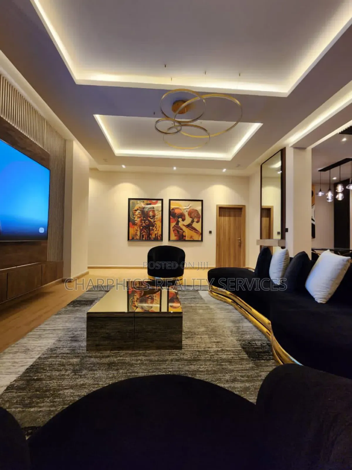 Furnished 3bdrm Apartment in Adeola Odeku for rent