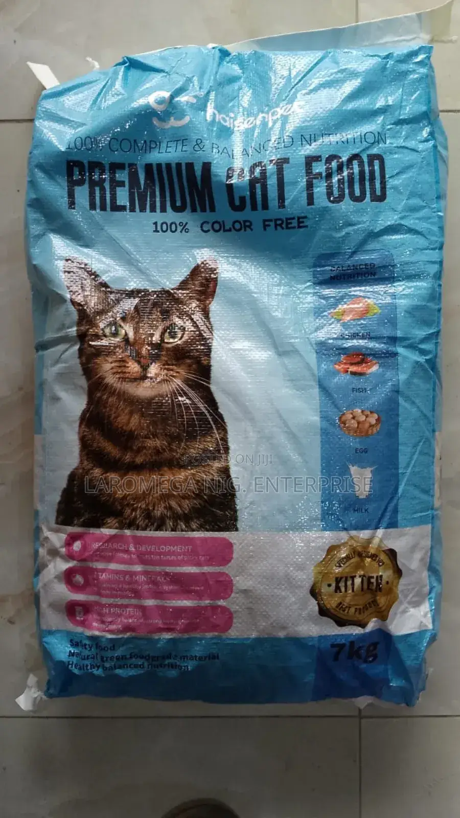 Haisenpet Adult Cat and Kitten Dry Food (3kg and 7kg)