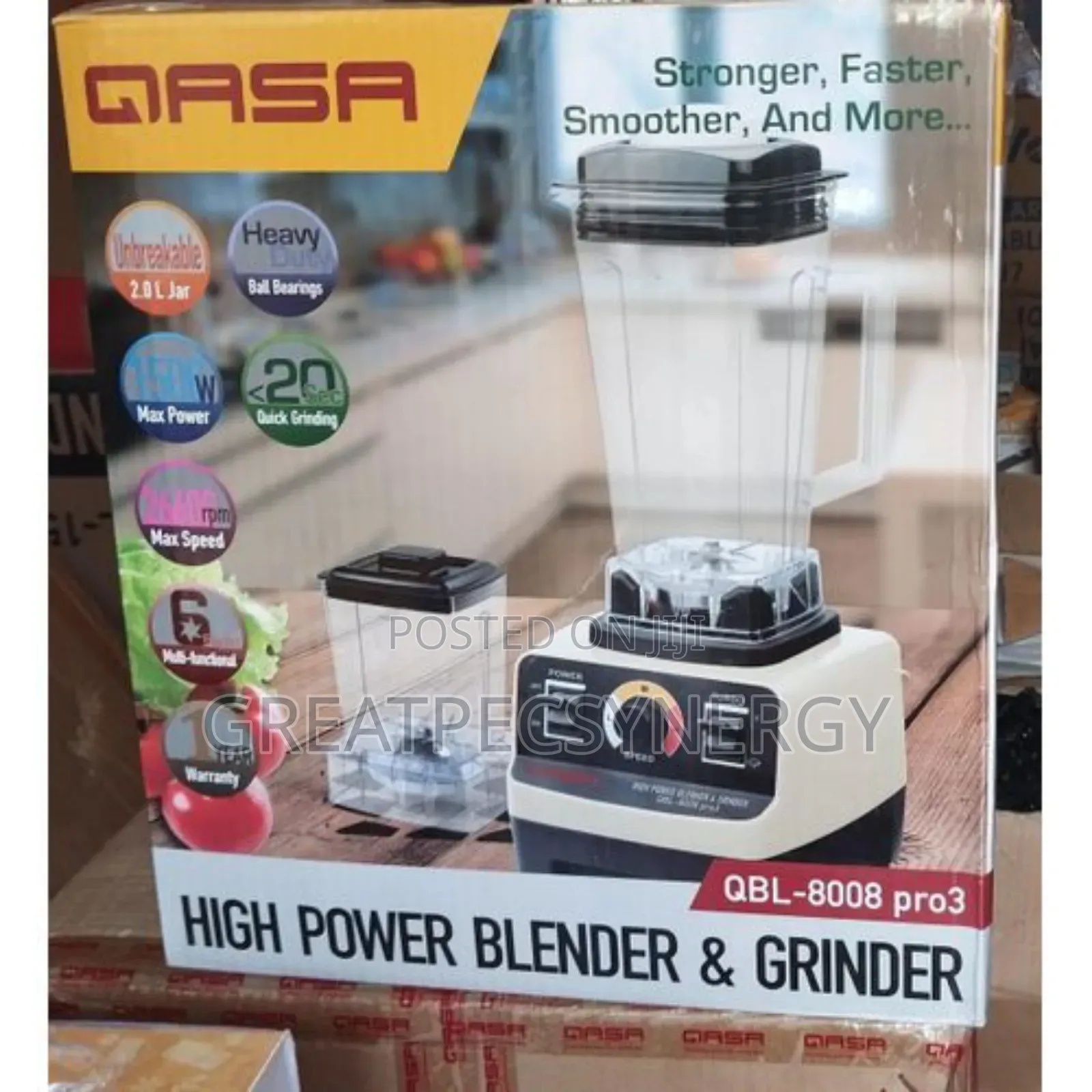 Qasa High Power Grinder QBL-8008 Pro