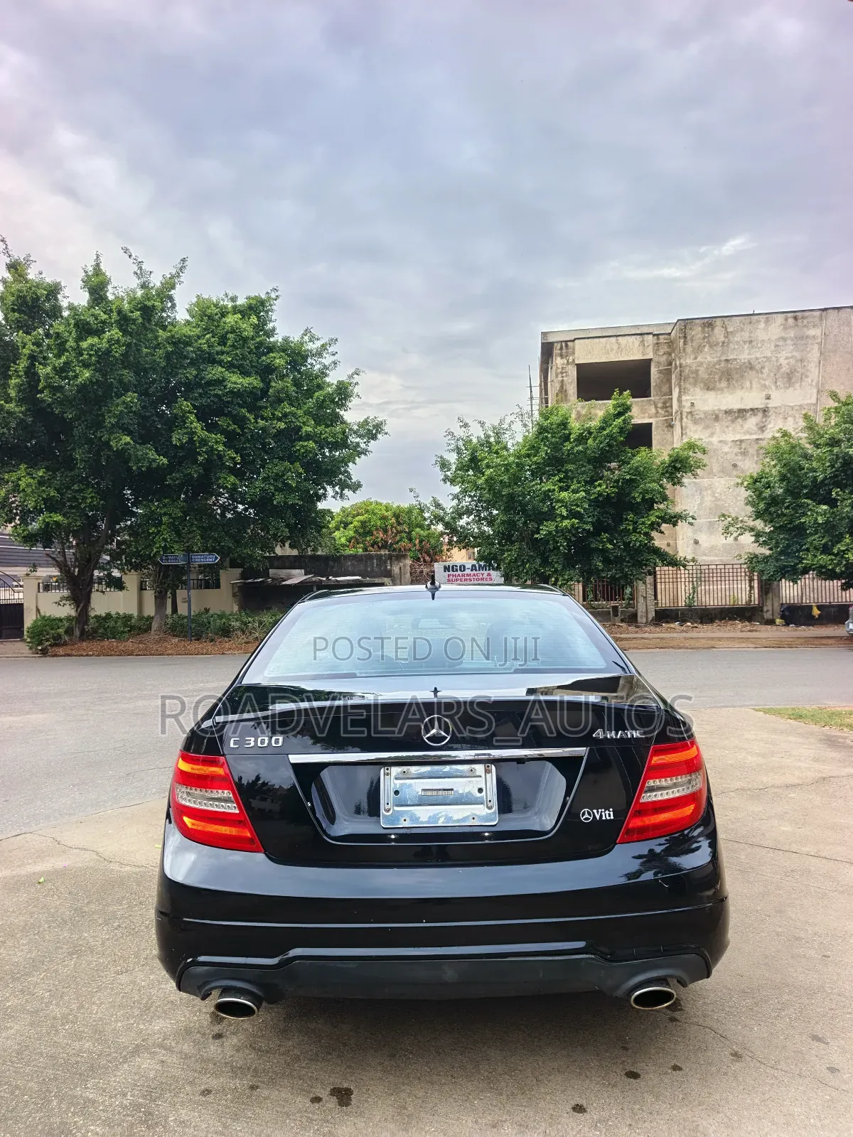 Mercedes-Benz C300 Sport 4Matic Sedan AWD (3.5L 6cyl 7A) 2014 Black