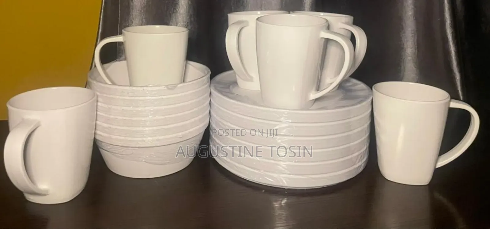 White Melamine Plates