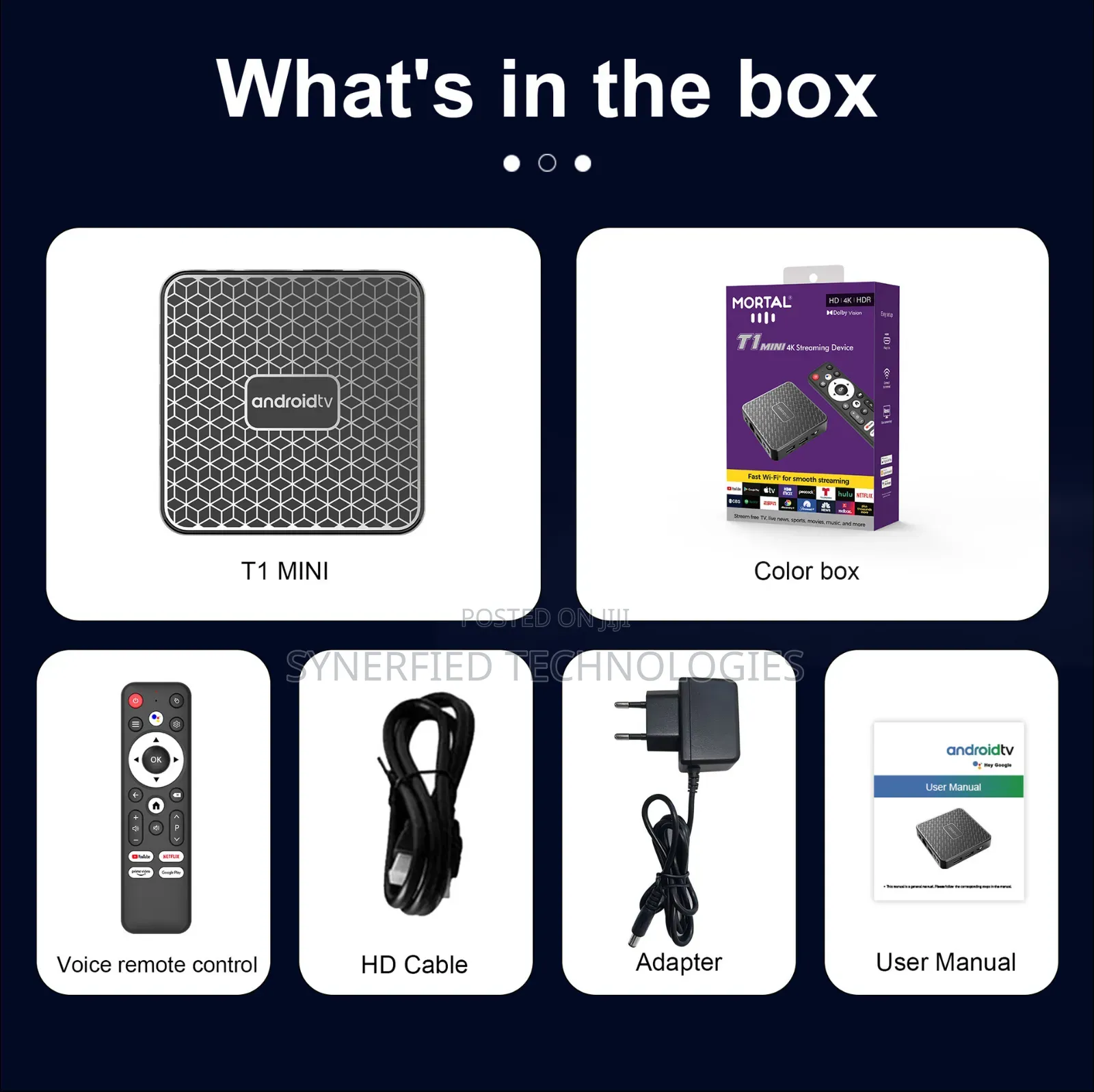 Mortal T1mini Smart Android14.0 Google Tv Box