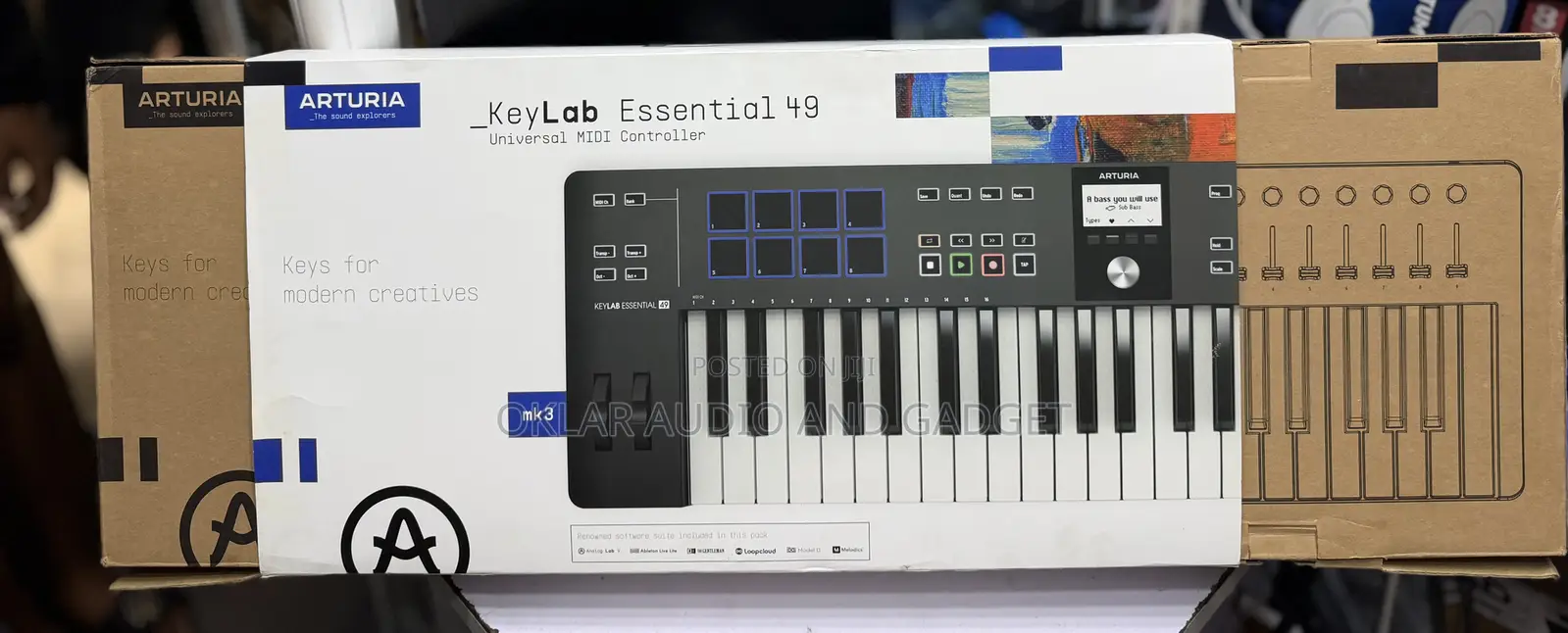 Arturia Keylab 49 Essential Mk3 Usb C Midi Keyboard ( Open Box)