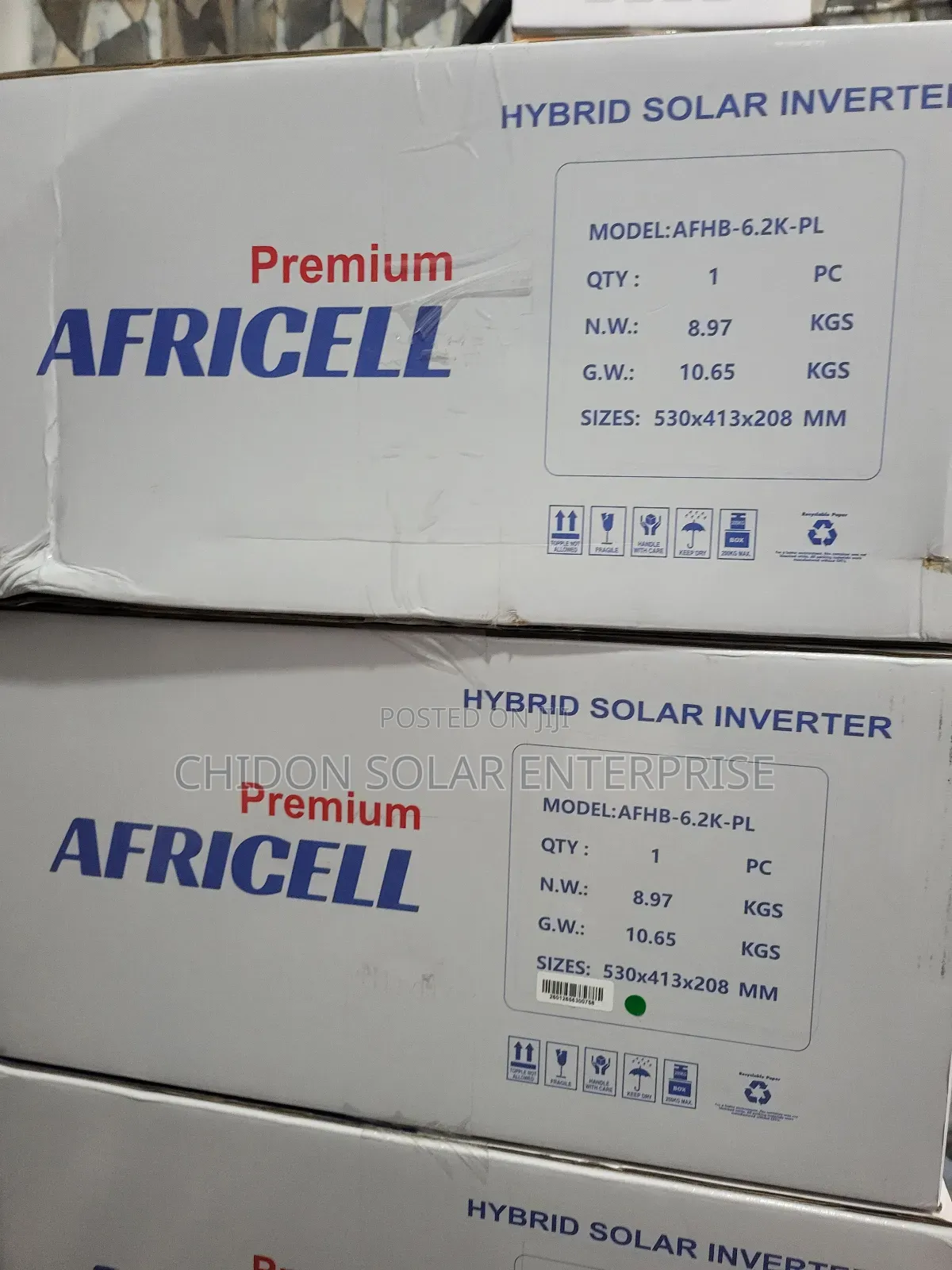 6.2kva 48v Africell Hybrid Inverter