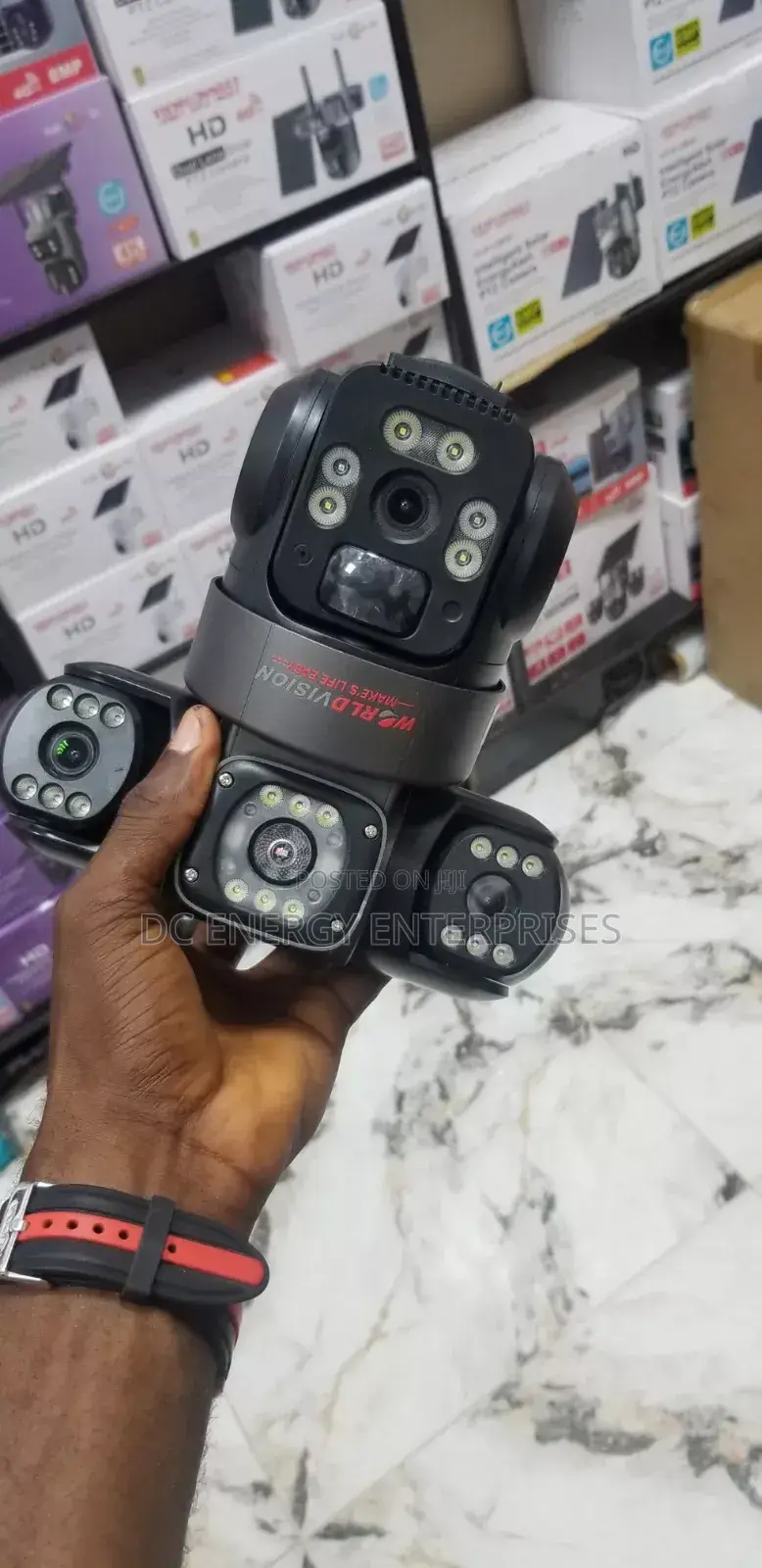 T30 Solar CCTV Camera (Wifi) Triple Lens