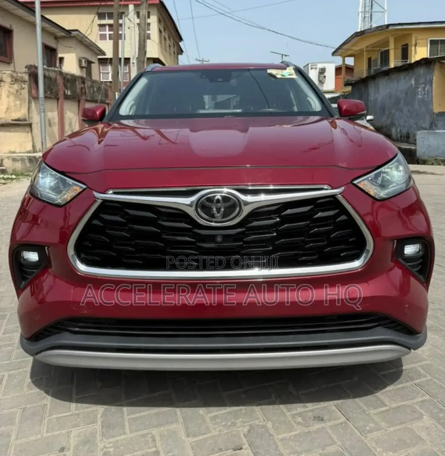 Toyota Highlander Platinum 2021 Red