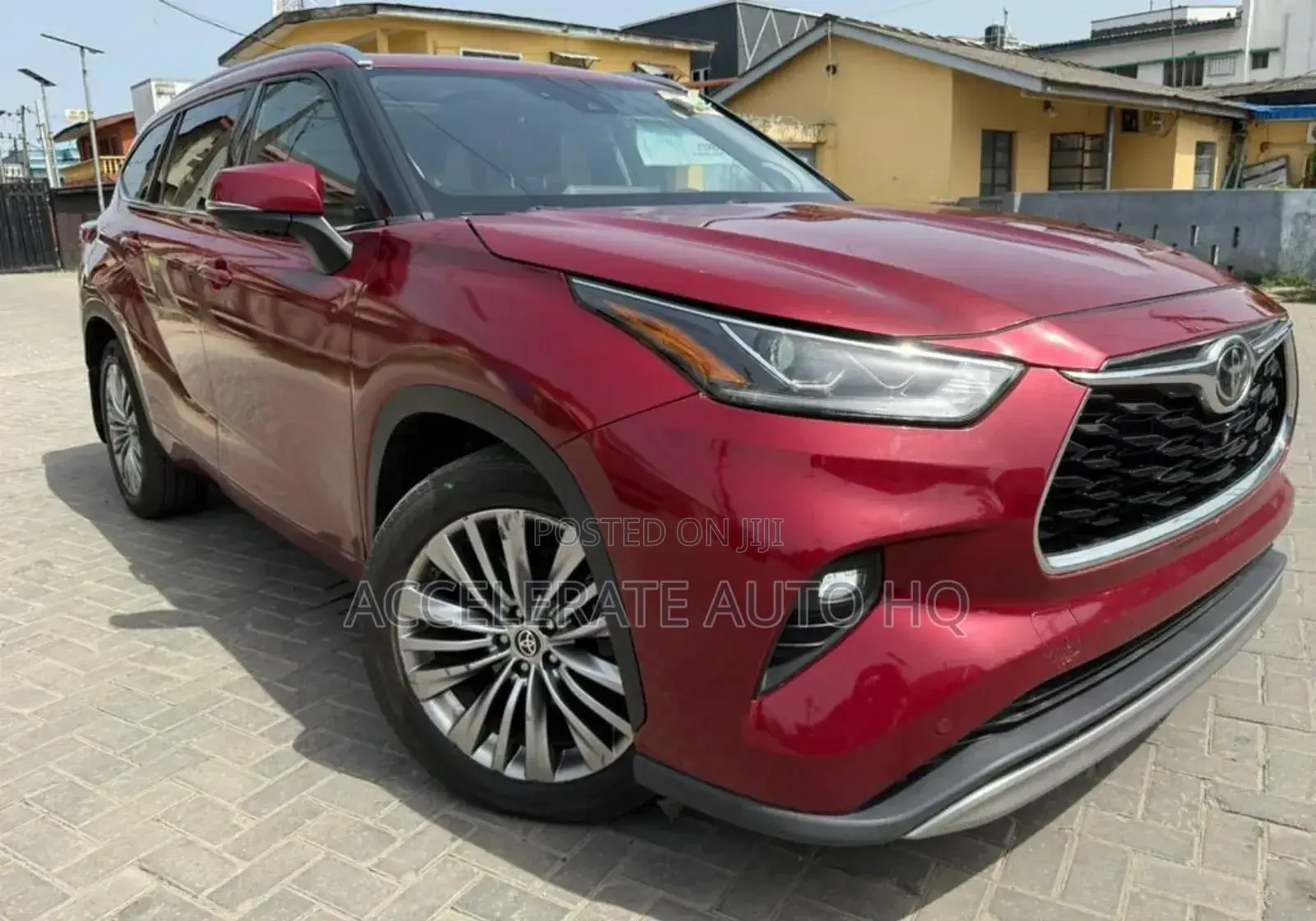 Toyota Highlander Platinum 2021 Red