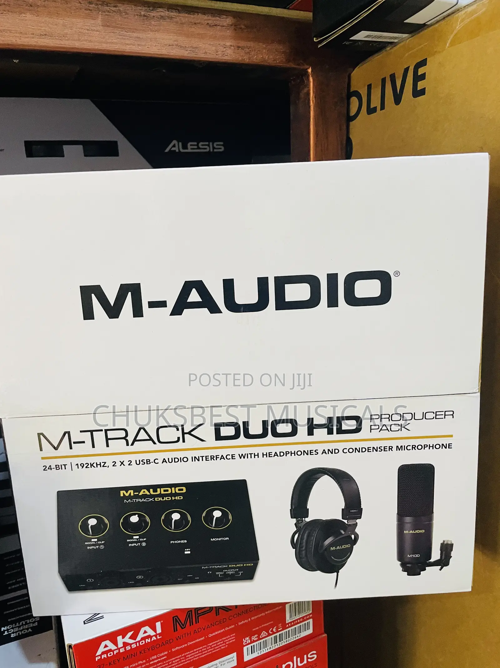 Complete M-Track Duo Hd M Audio Complete Studio Set