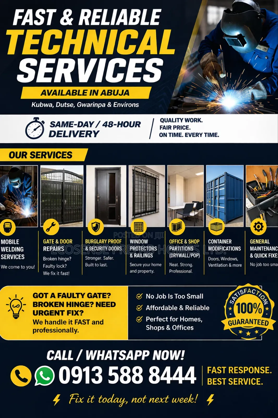 Fix It Fast and Reliable Technical Services