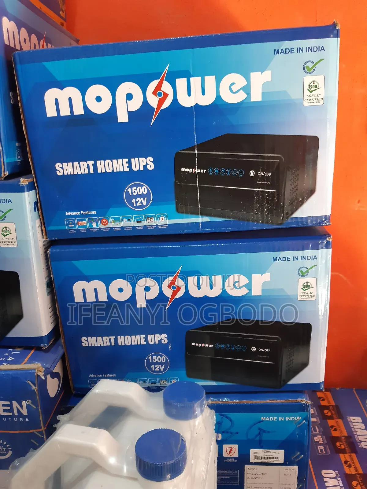 Mopower Solar Inverter 1.5kva 12v