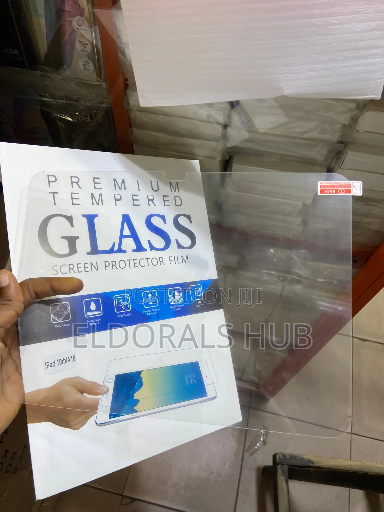 Premium Tempered Glass Screen Protector for iPad 10th Gen A16 Hd Clear