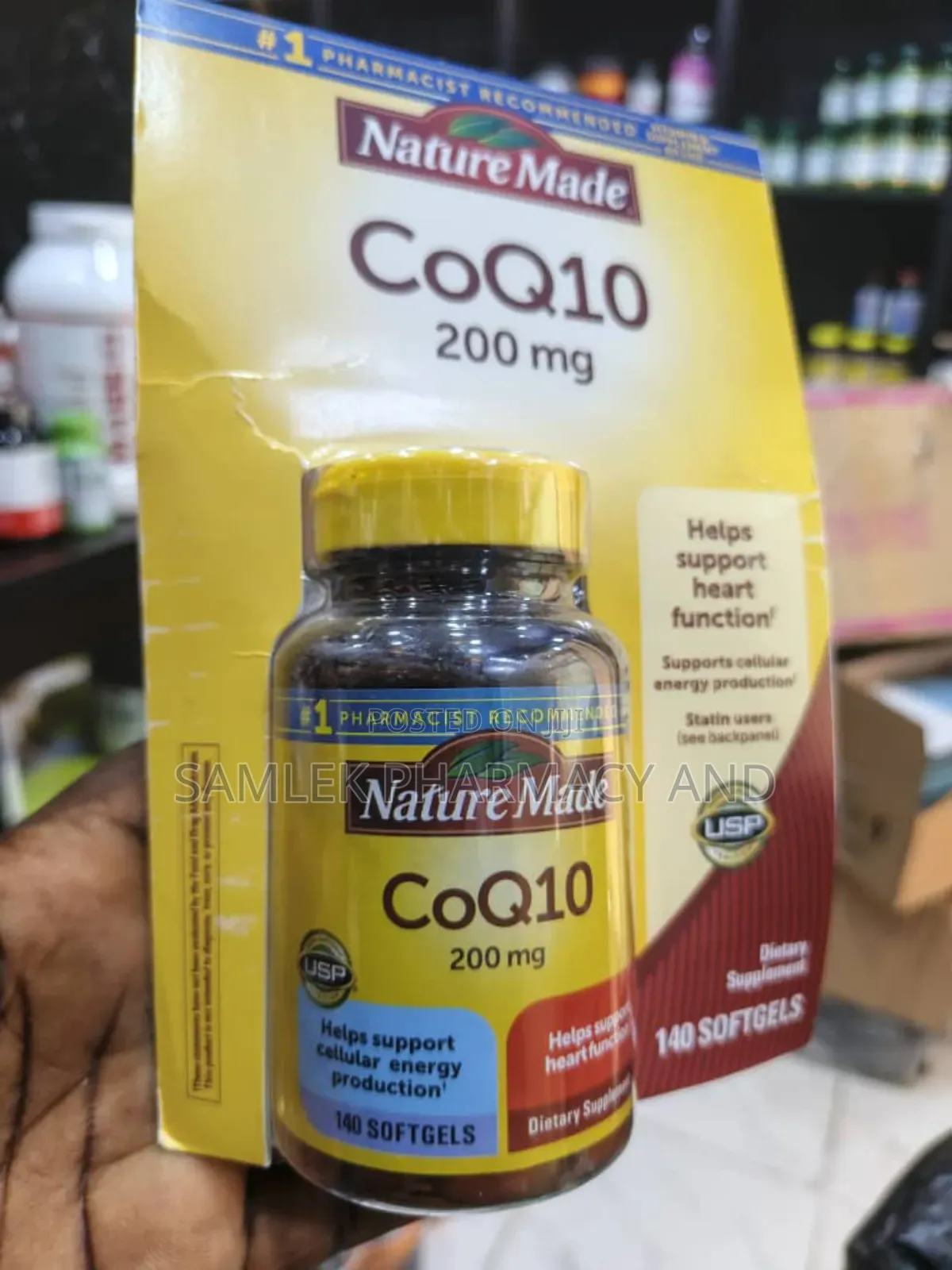 Nature Made Coq10 200mg- For Heart Health Support - 140softgel