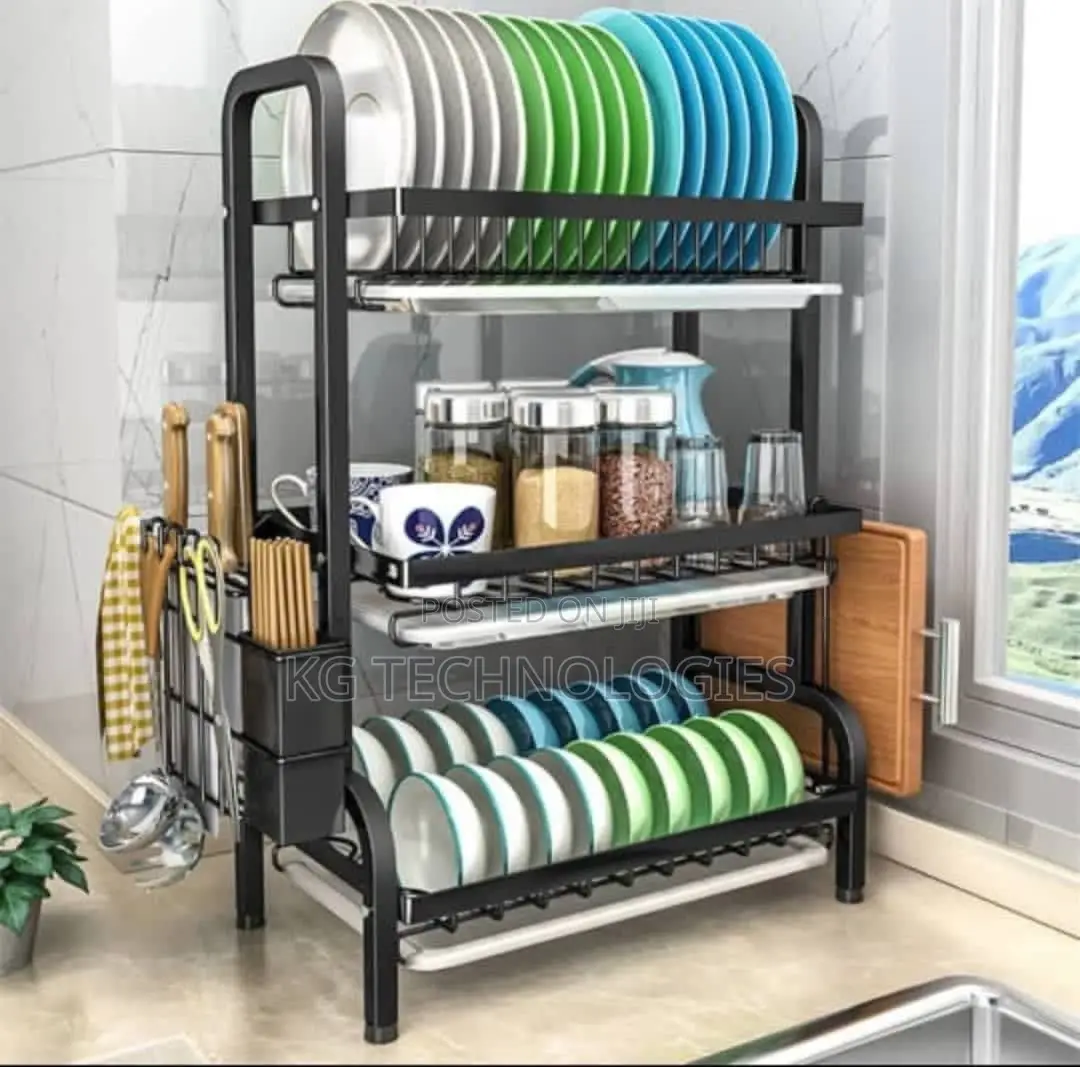 3 Stand Plate Rack