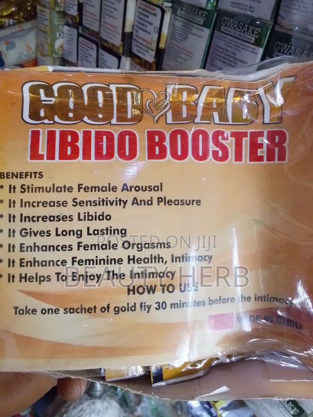 Gold Baby Libido Booster for Sex Enhancement and Energy Booster Women