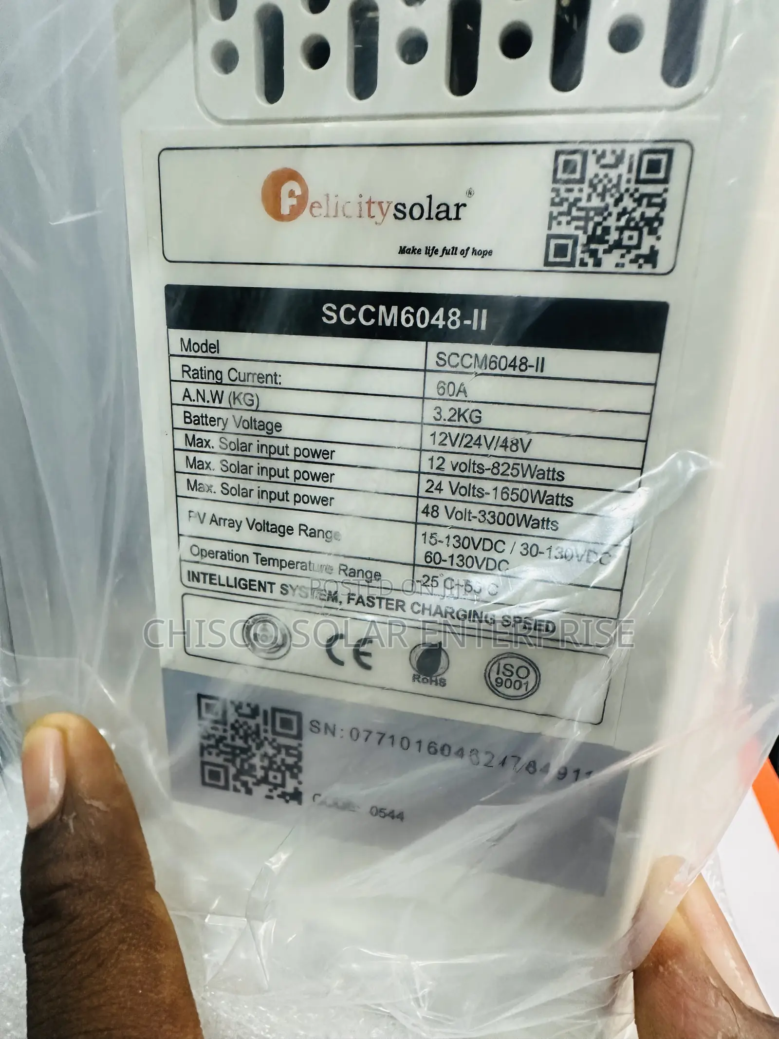60amps MPPT Felicity Charge Controller