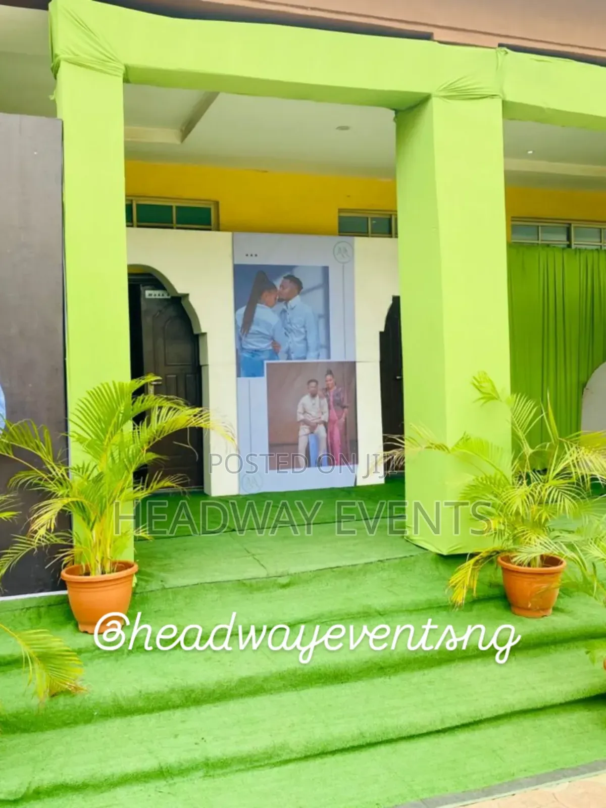 A Welding Reception Photo or Welcome Area or Experience Centre