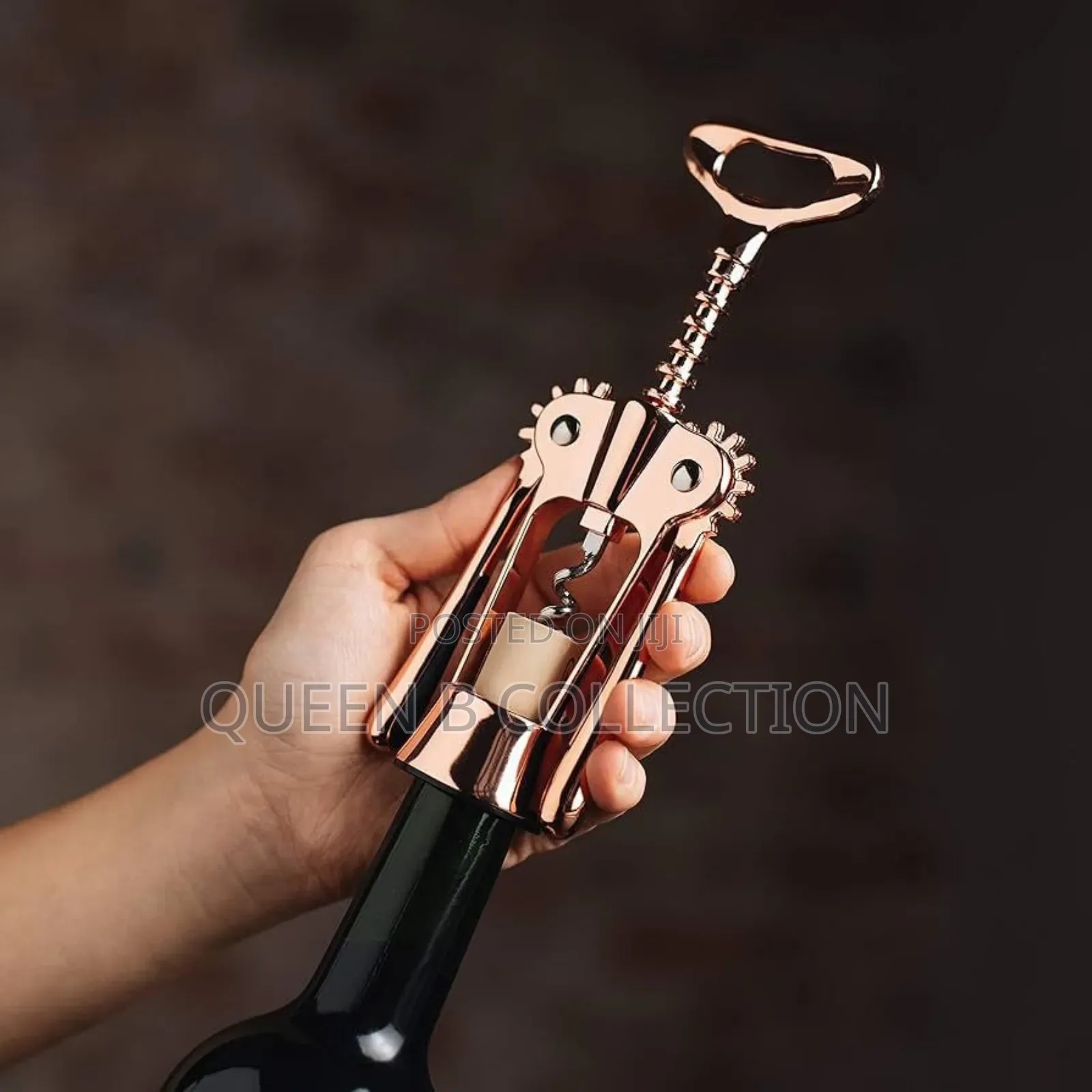 Small Rose Gold Box Wine Opener.