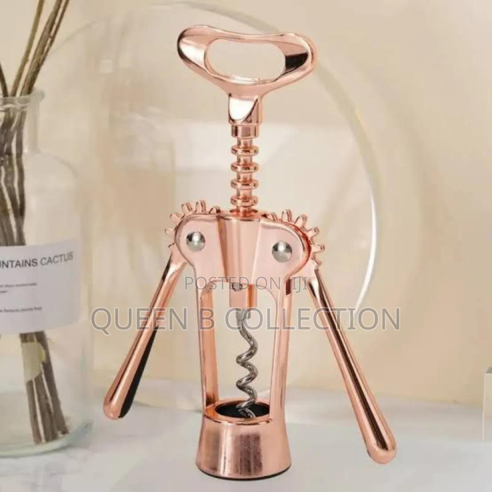 Small Rose Gold Box Wine Opener.