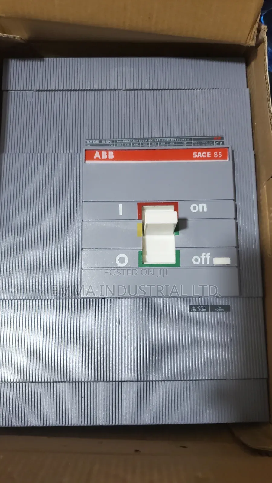 Isomax Abb Breaker 400amp 4p