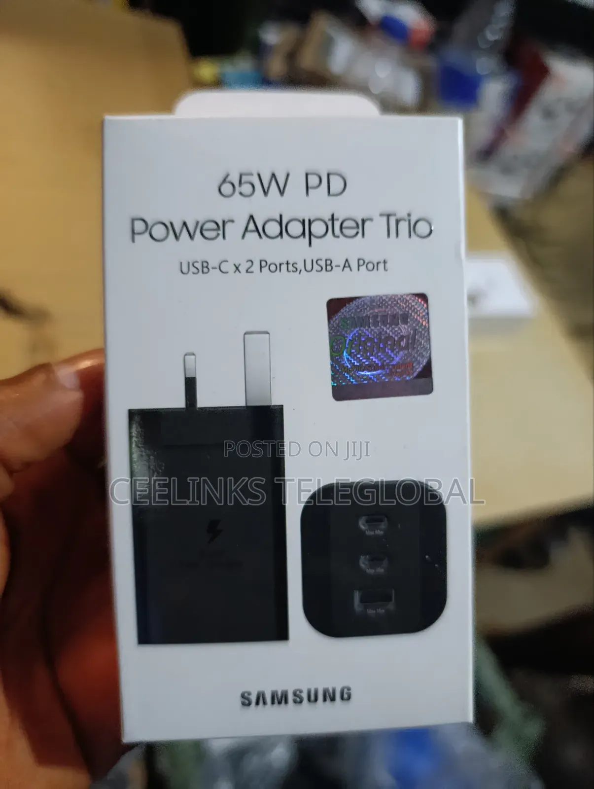 Original 65w Usb - Type C *2 Ports Samsung Adapter