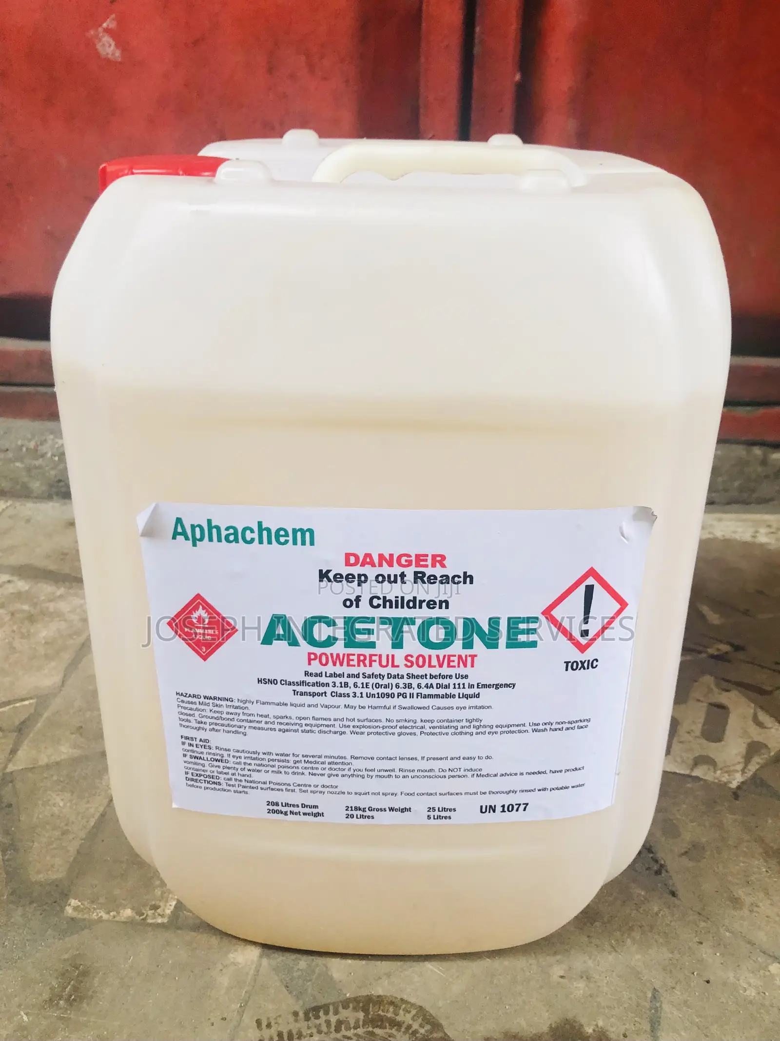Acetone 20 Liters